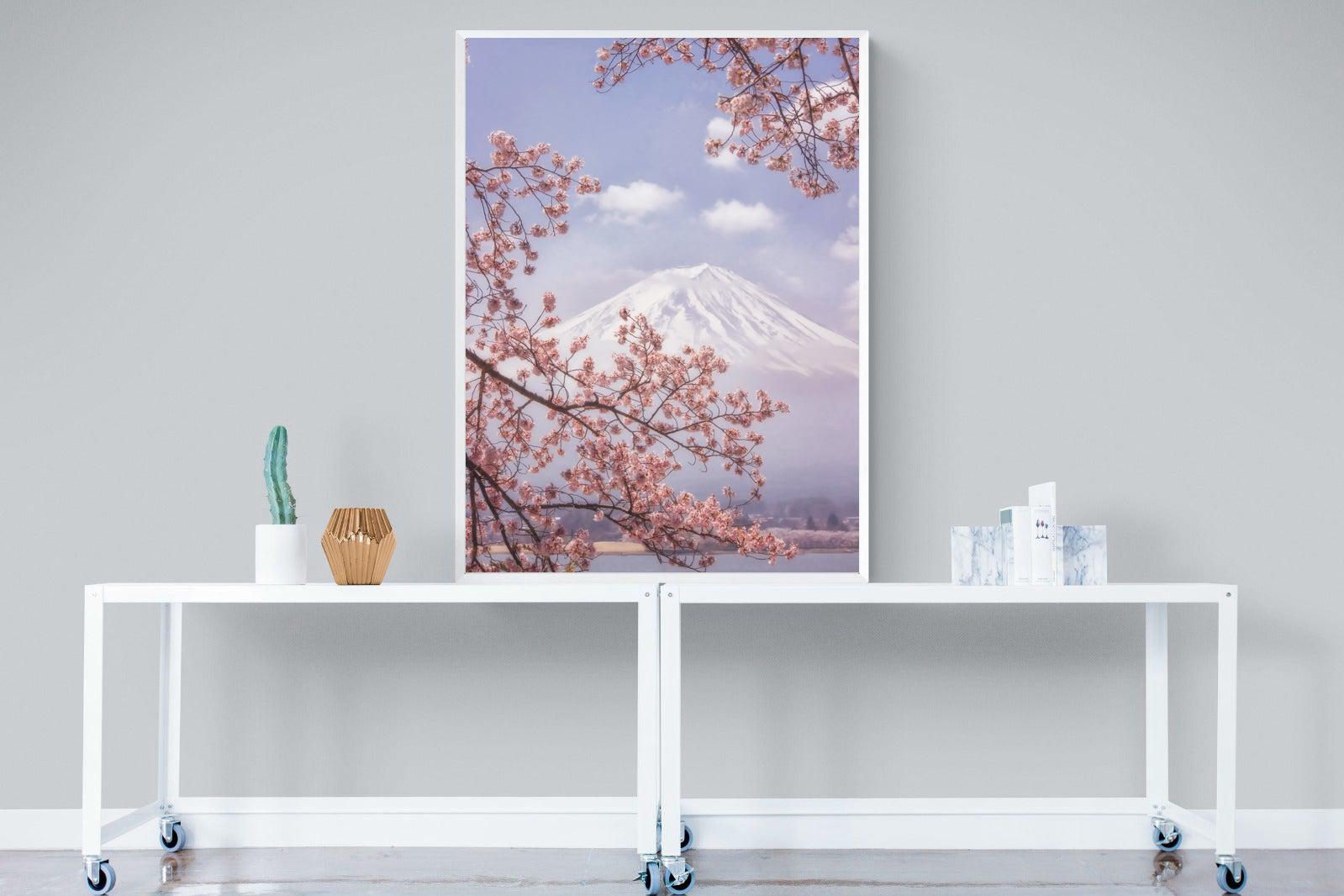 Cherry Blossom-Wall_Art-90 x 120cm-Mounted Canvas-White-Pixalot
