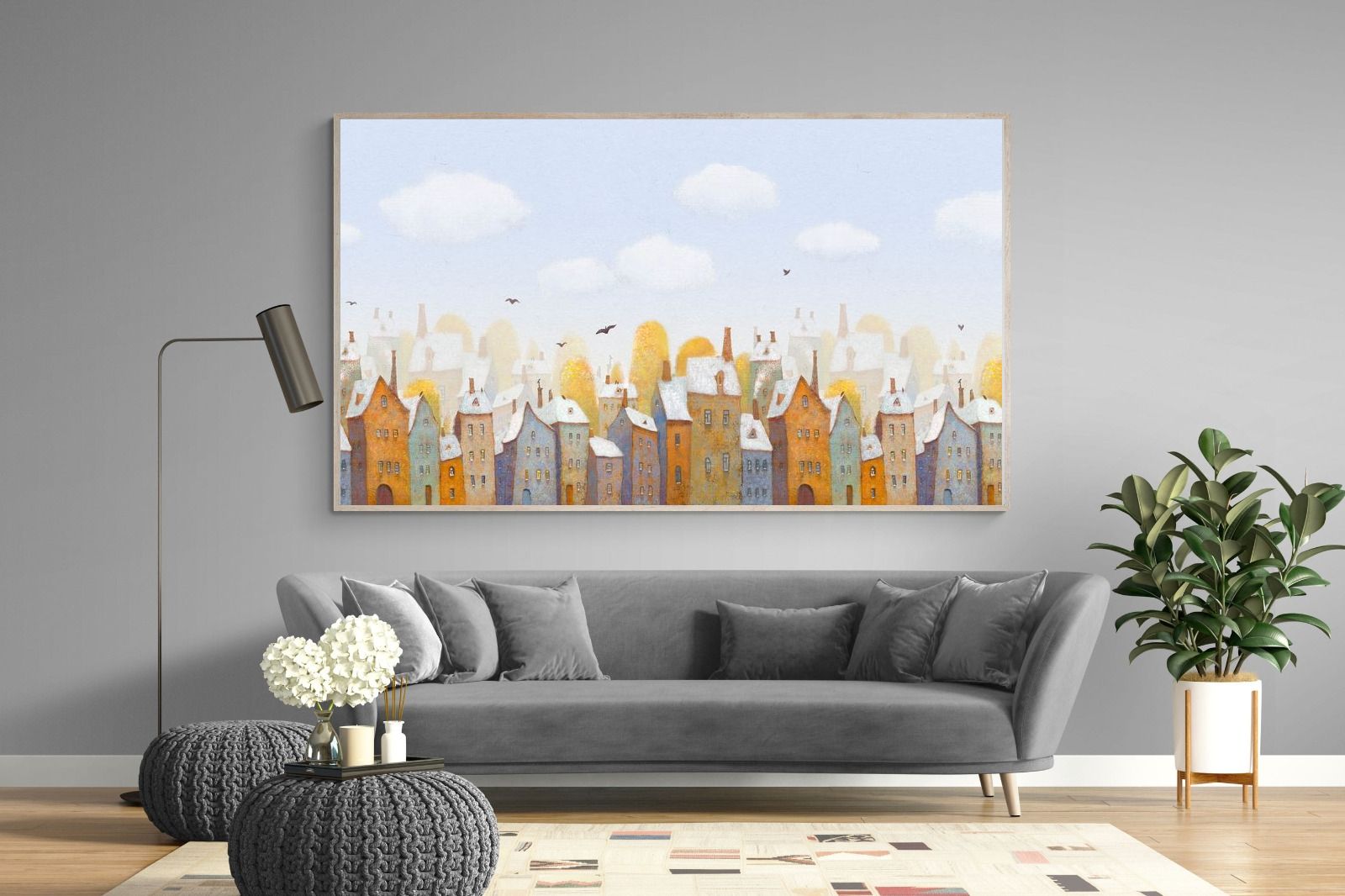 Chimneys-Wall_Art-220 x 130cm-Mounted Canvas-Wood-Pixalot