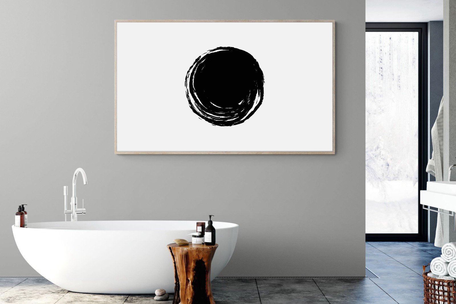 Circle Stroke-Wall_Art-180 x 110cm-Mounted Canvas-Wood-Pixalot