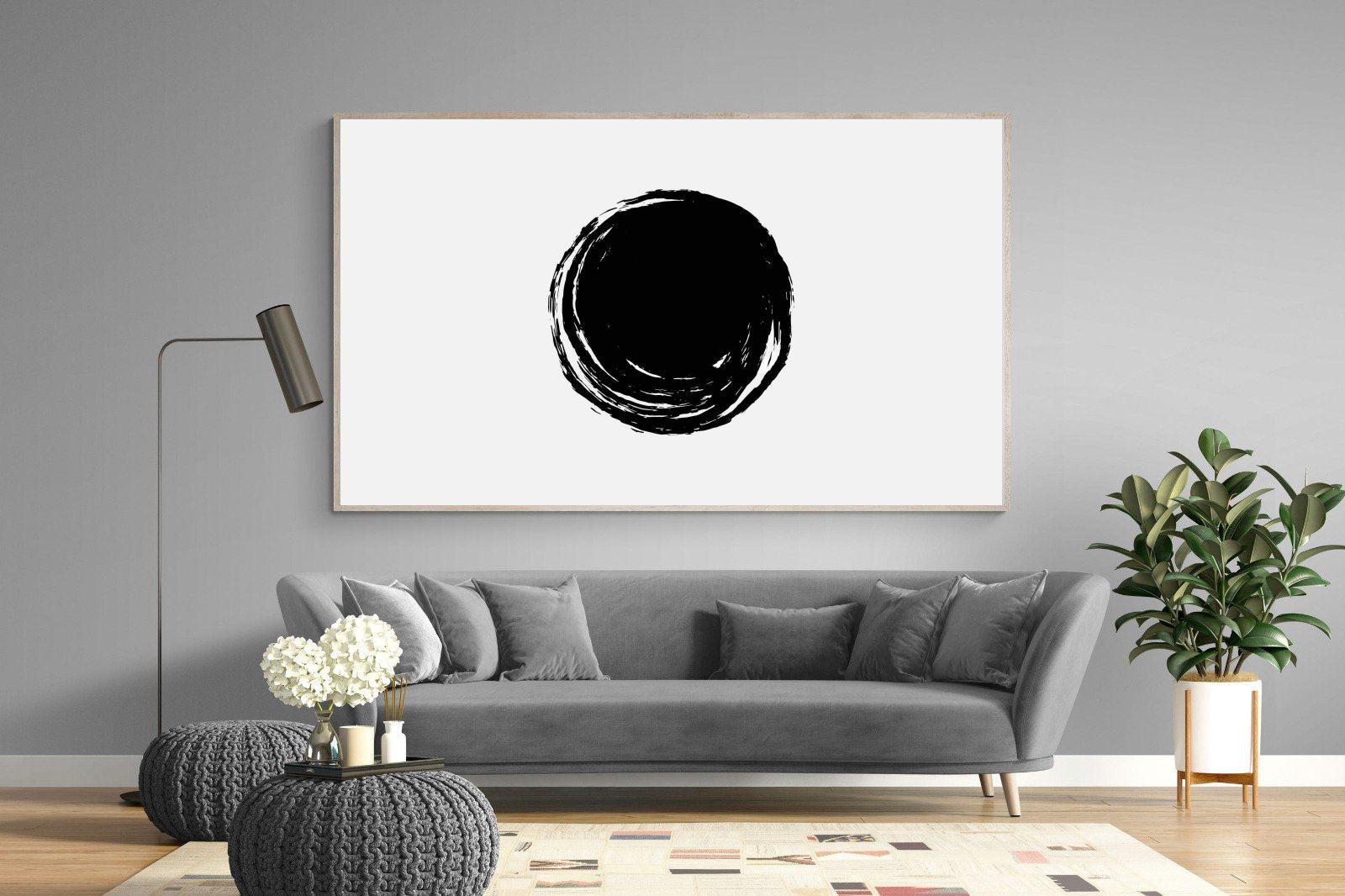 Circle Stroke-Wall_Art-220 x 130cm-Mounted Canvas-Wood-Pixalot