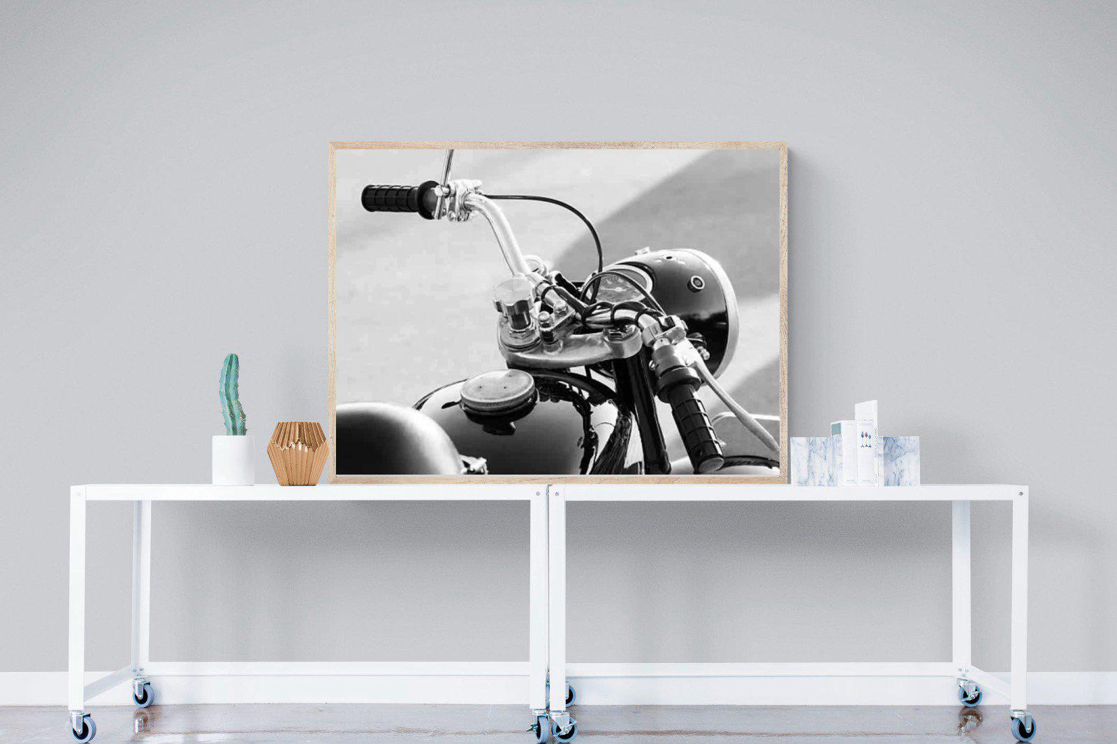 Classic Bike-Wall_Art-120 x 90cm-Mounted Canvas-Wood-Pixalot