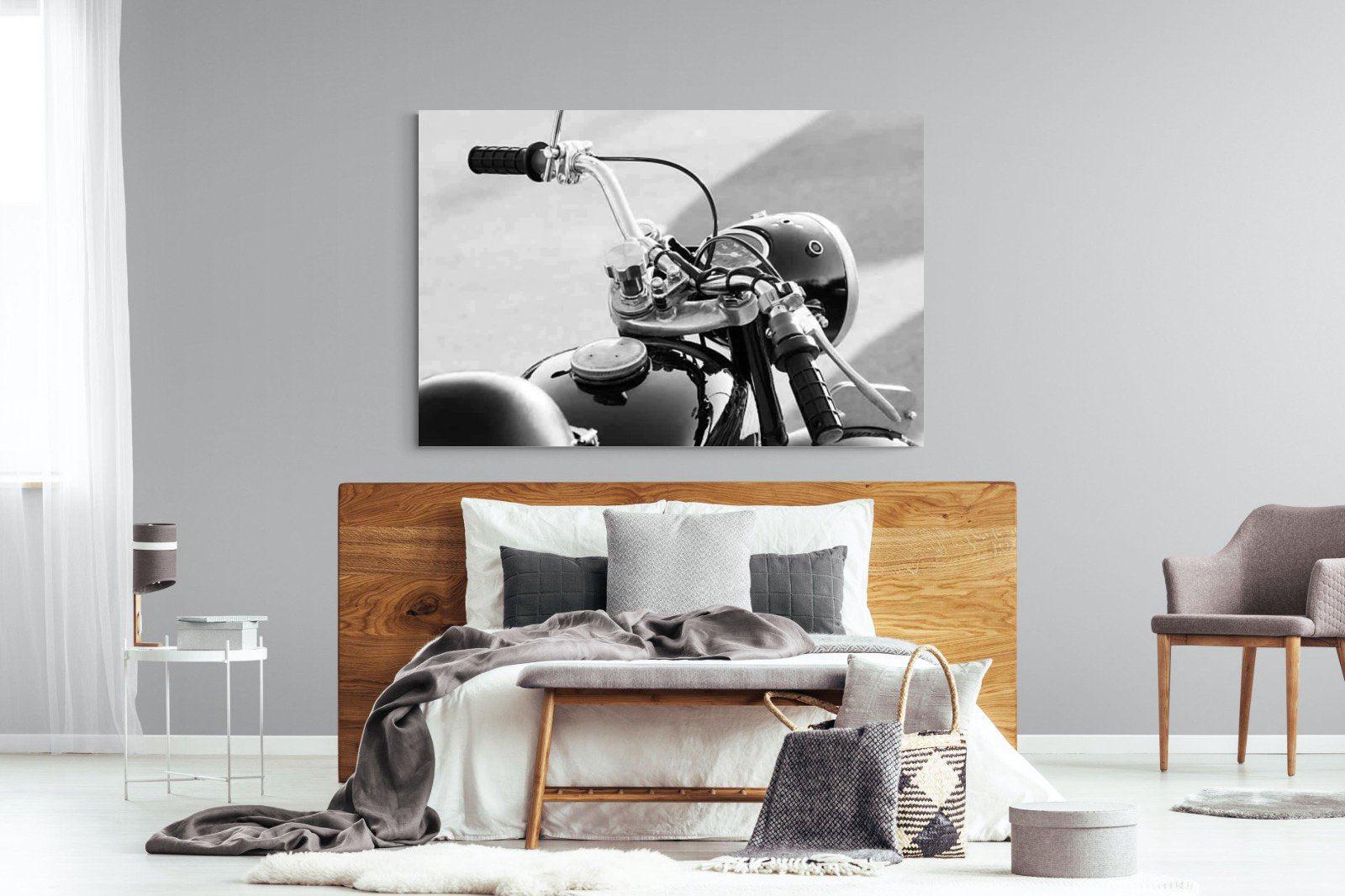 Classic Bike-Wall_Art-150 x 100cm-Mounted Canvas-No Frame-Pixalot