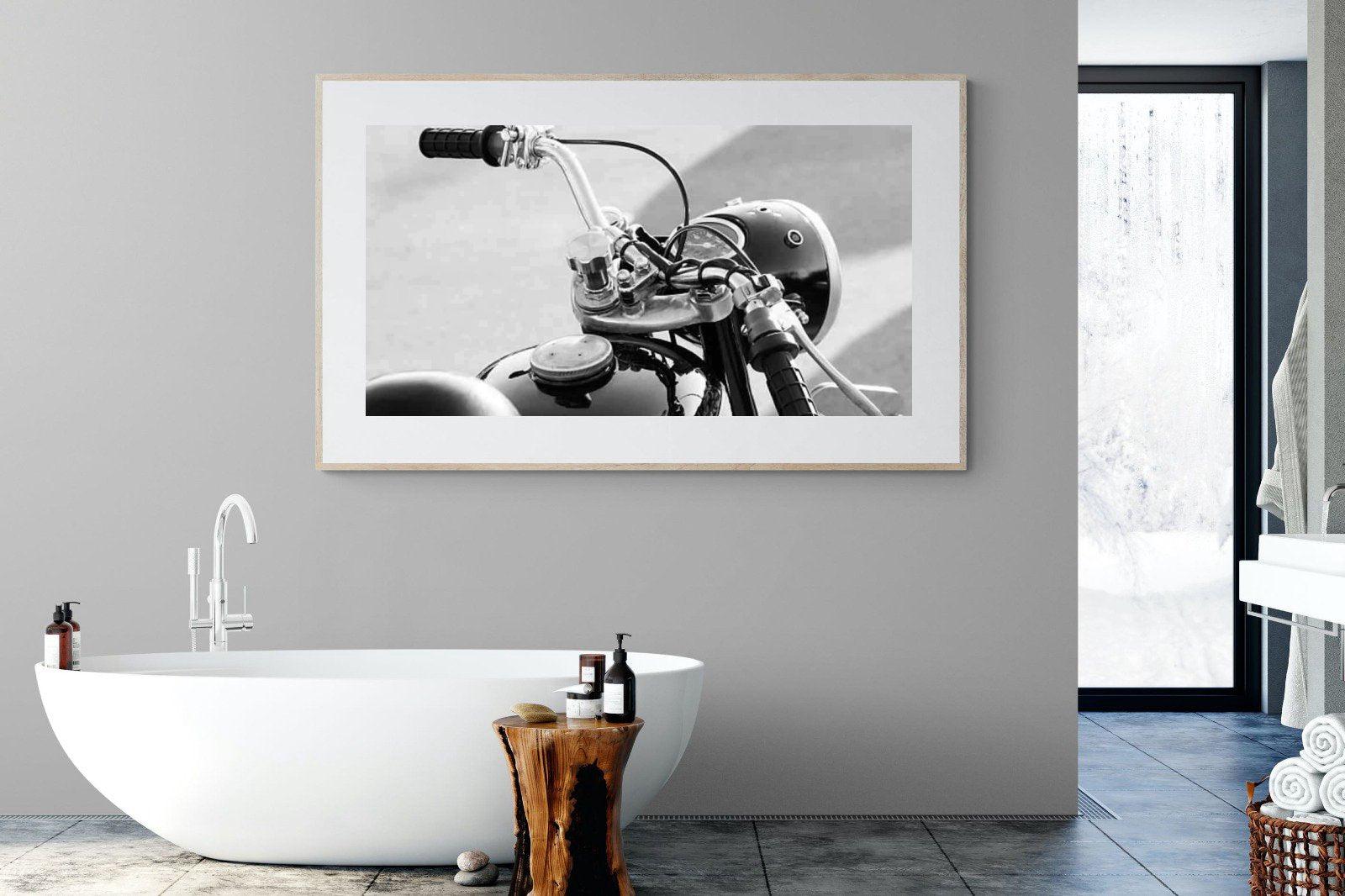 Classic Bike-Wall_Art-180 x 110cm-Framed Print-Wood-Pixalot