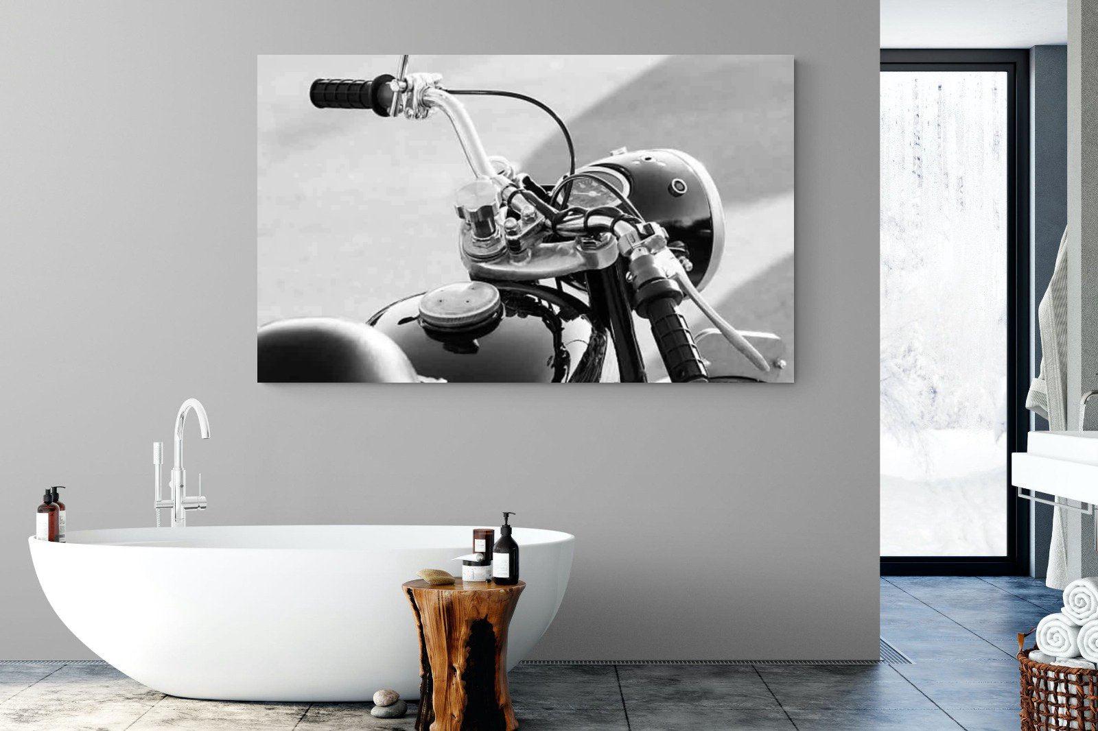 Classic Bike-Wall_Art-180 x 110cm-Mounted Canvas-No Frame-Pixalot