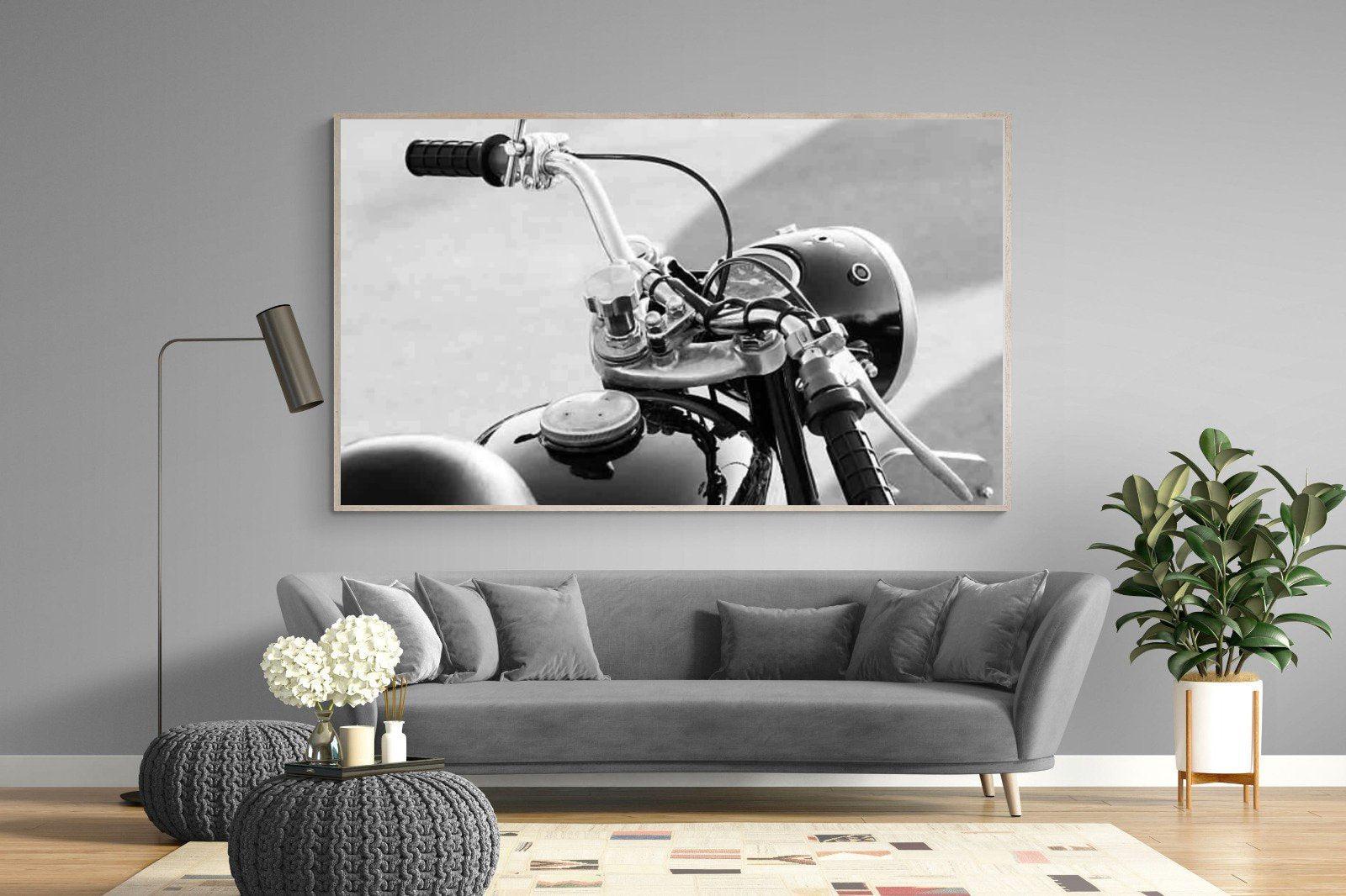 Classic Bike-Wall_Art-220 x 130cm-Mounted Canvas-Wood-Pixalot