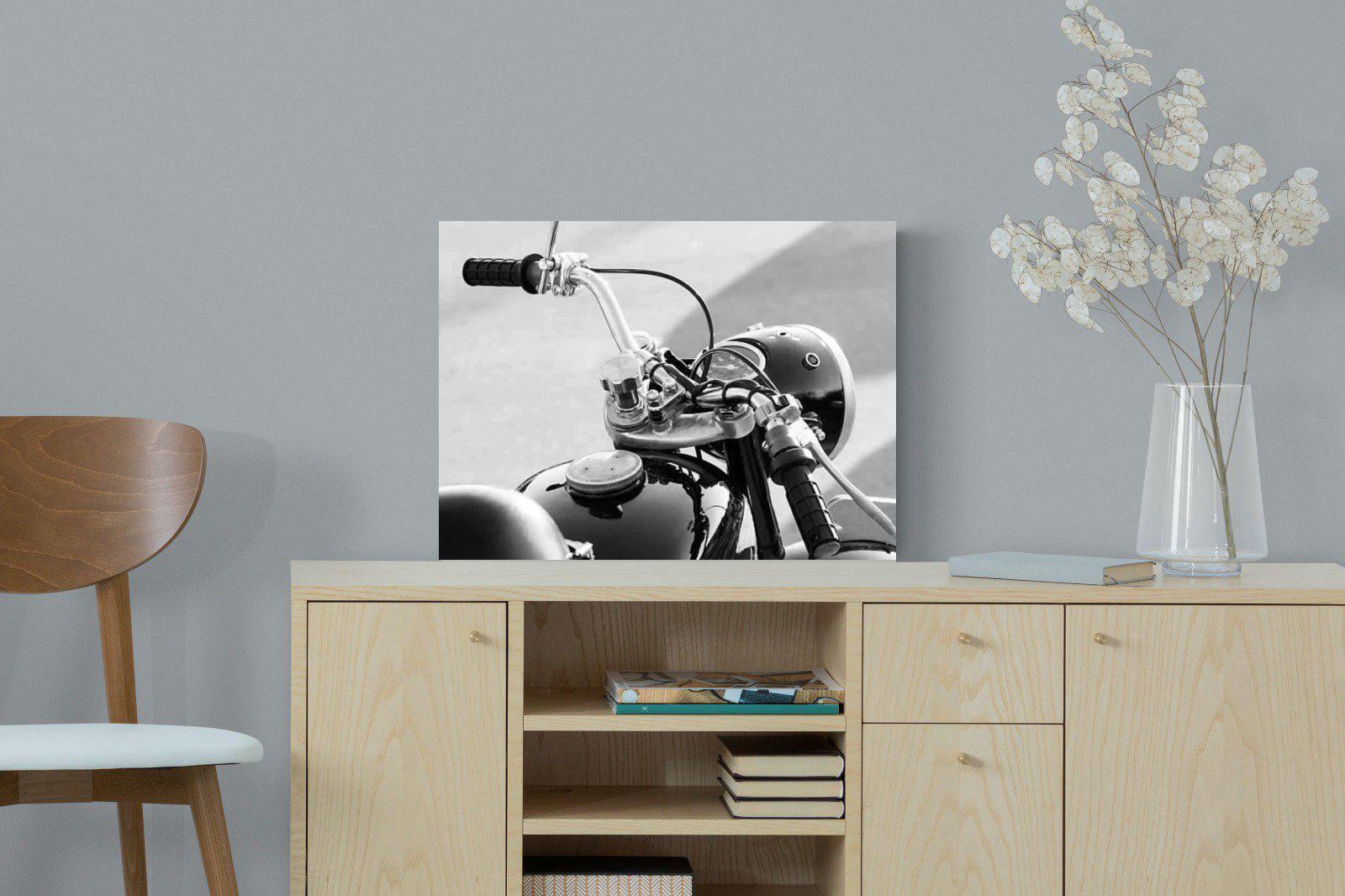 Classic Bike-Wall_Art-60 x 45cm-Mounted Canvas-No Frame-Pixalot