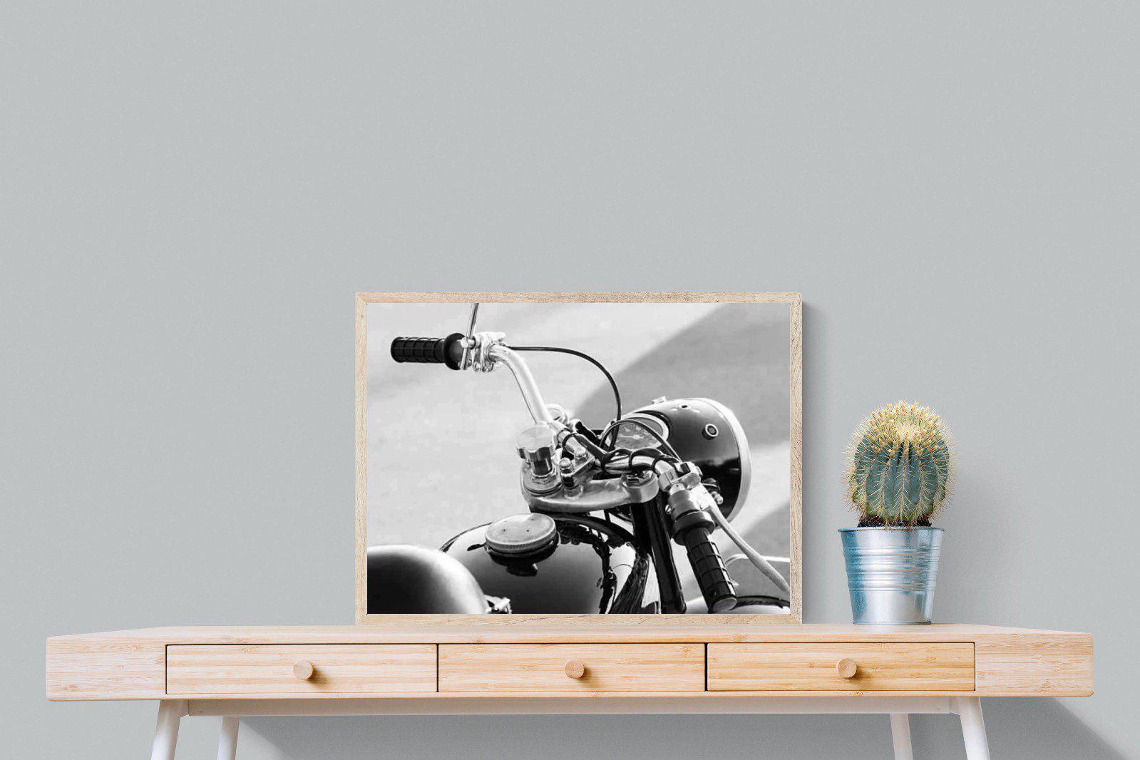Classic Bike-Wall_Art-80 x 60cm-Mounted Canvas-Wood-Pixalot