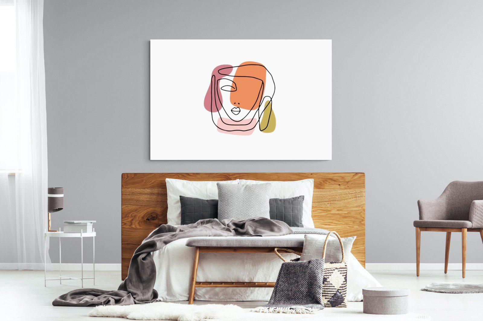 Claudine-Wall_Art-150 x 100cm-Mounted Canvas-No Frame-Pixalot