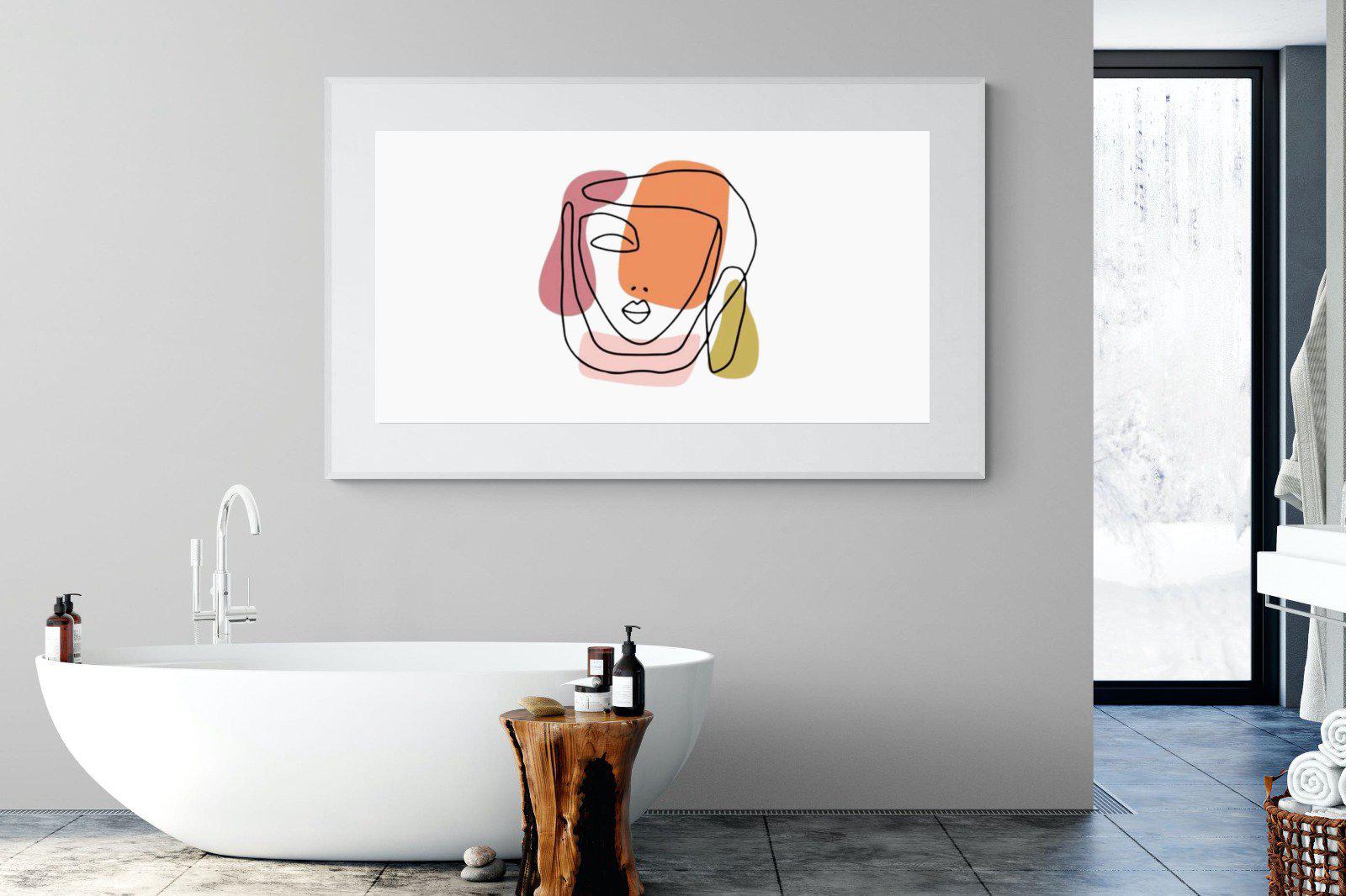 Claudine-Wall_Art-180 x 110cm-Framed Print-White-Pixalot