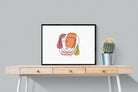 Claudine-Wall_Art-80 x 60cm-Mounted Canvas-Black-Pixalot
