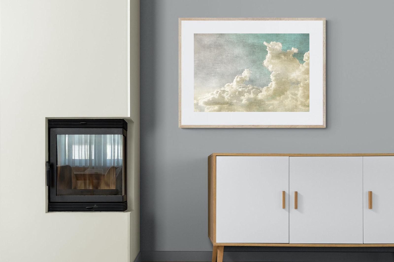 Clearing Clouds-Wall_Art-100 x 75cm-Framed Print-Wood-Pixalot