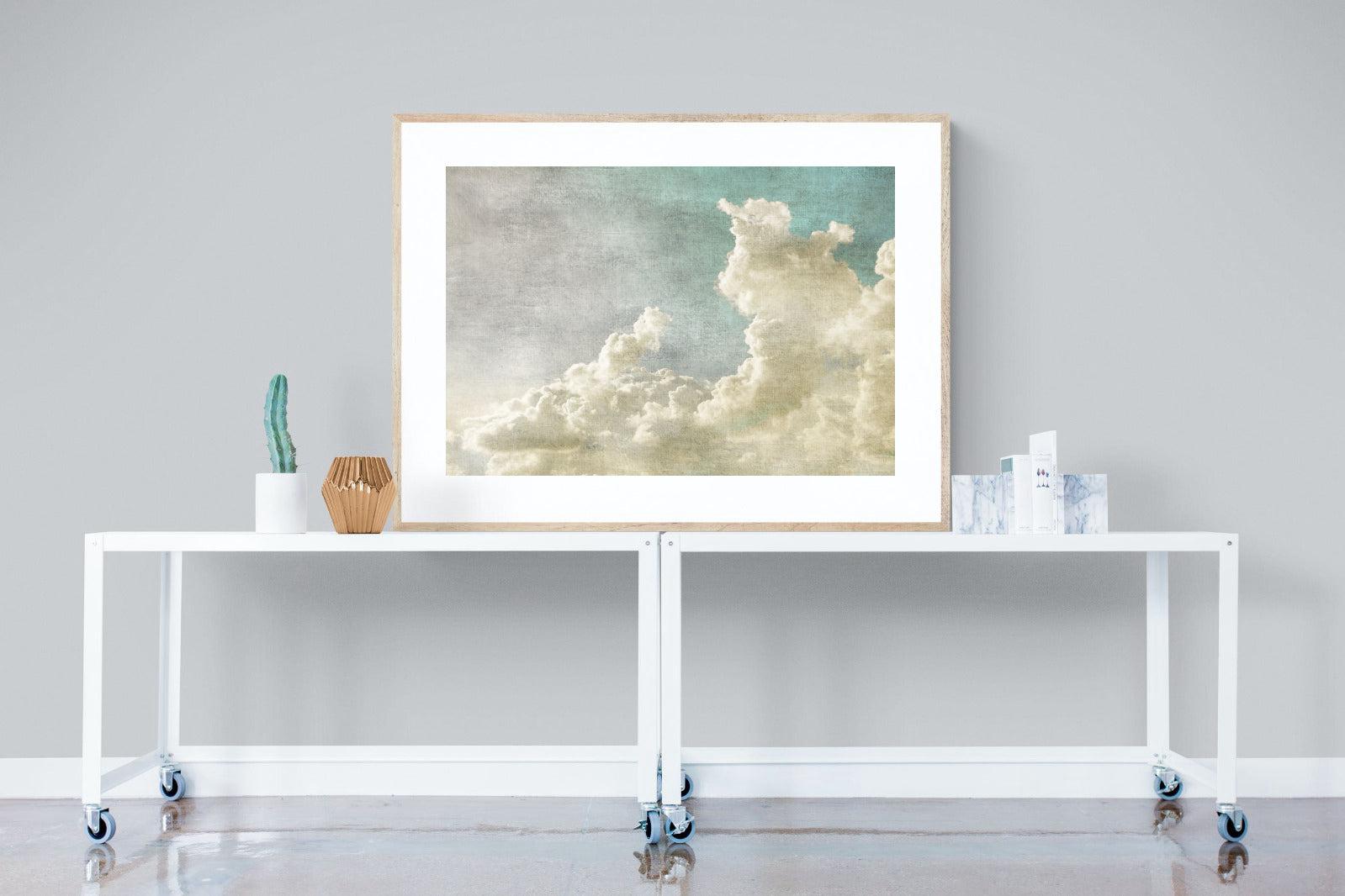 Clearing Clouds-Wall_Art-120 x 90cm-Framed Print-Wood-Pixalot
