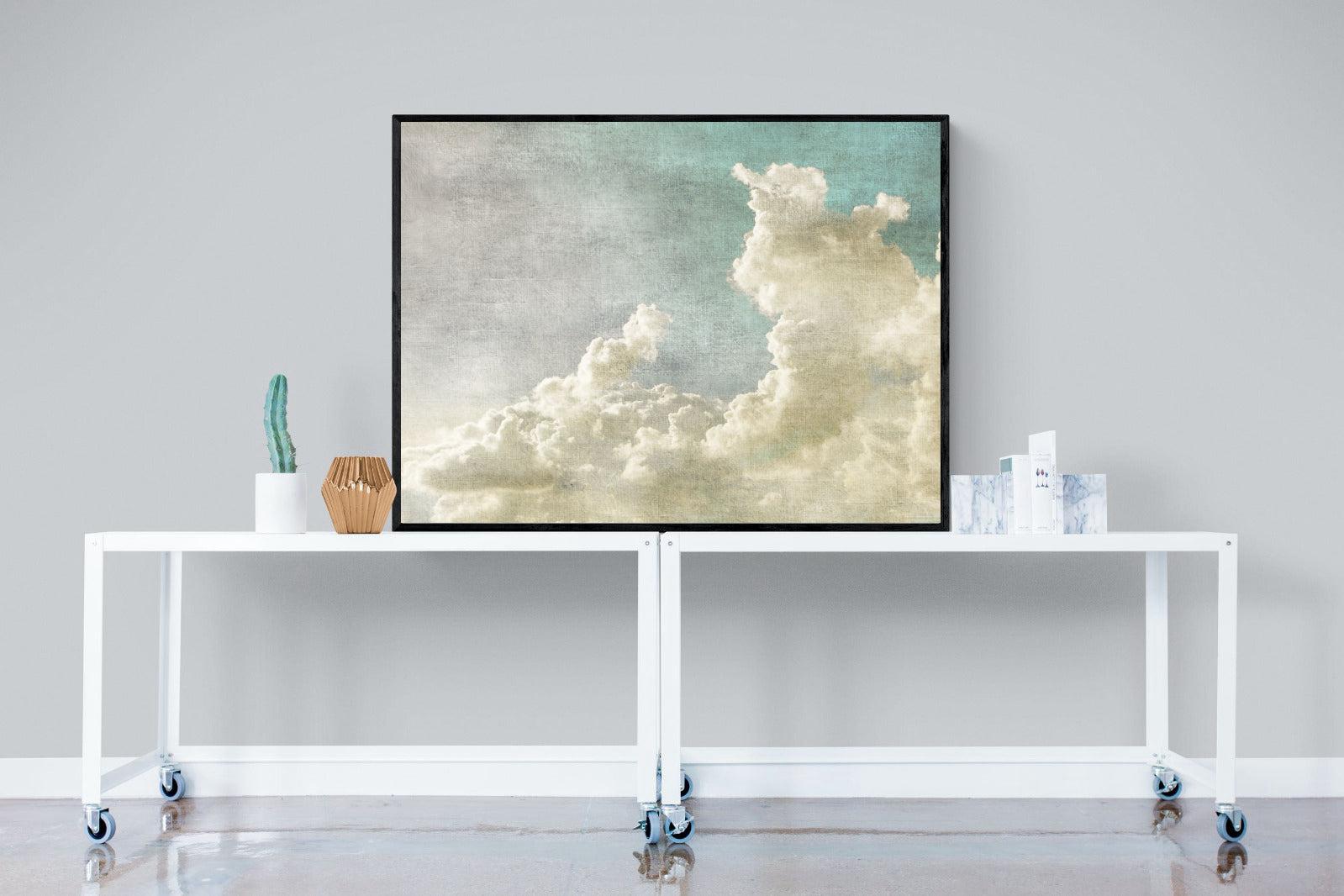 Clearing Clouds-Wall_Art-120 x 90cm-Mounted Canvas-Black-Pixalot