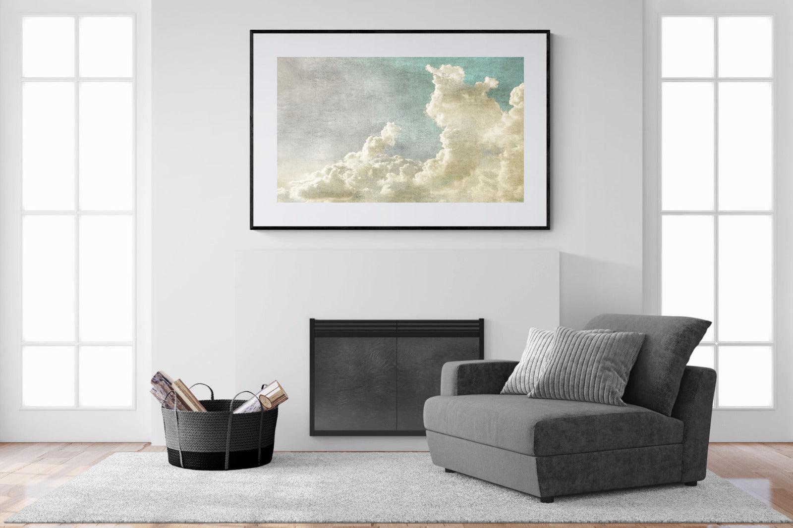 Clearing Clouds-Wall_Art-150 x 100cm-Framed Print-Black-Pixalot