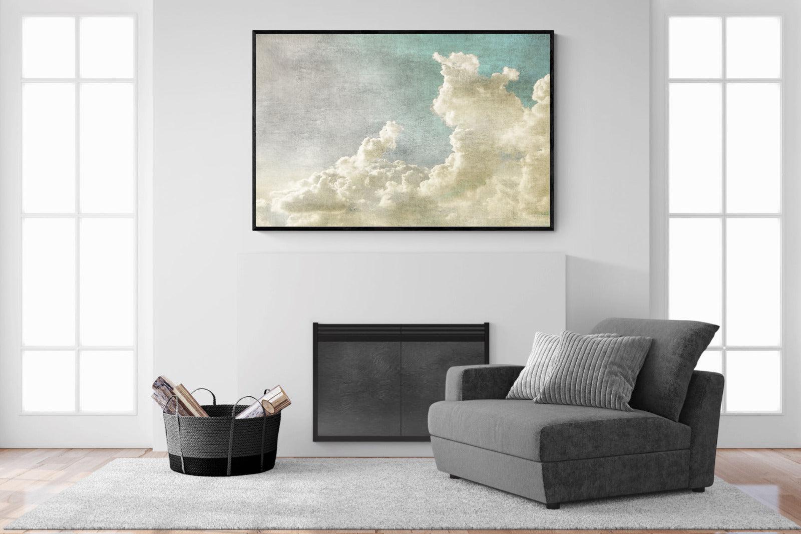 Clearing Clouds-Wall_Art-150 x 100cm-Mounted Canvas-Black-Pixalot