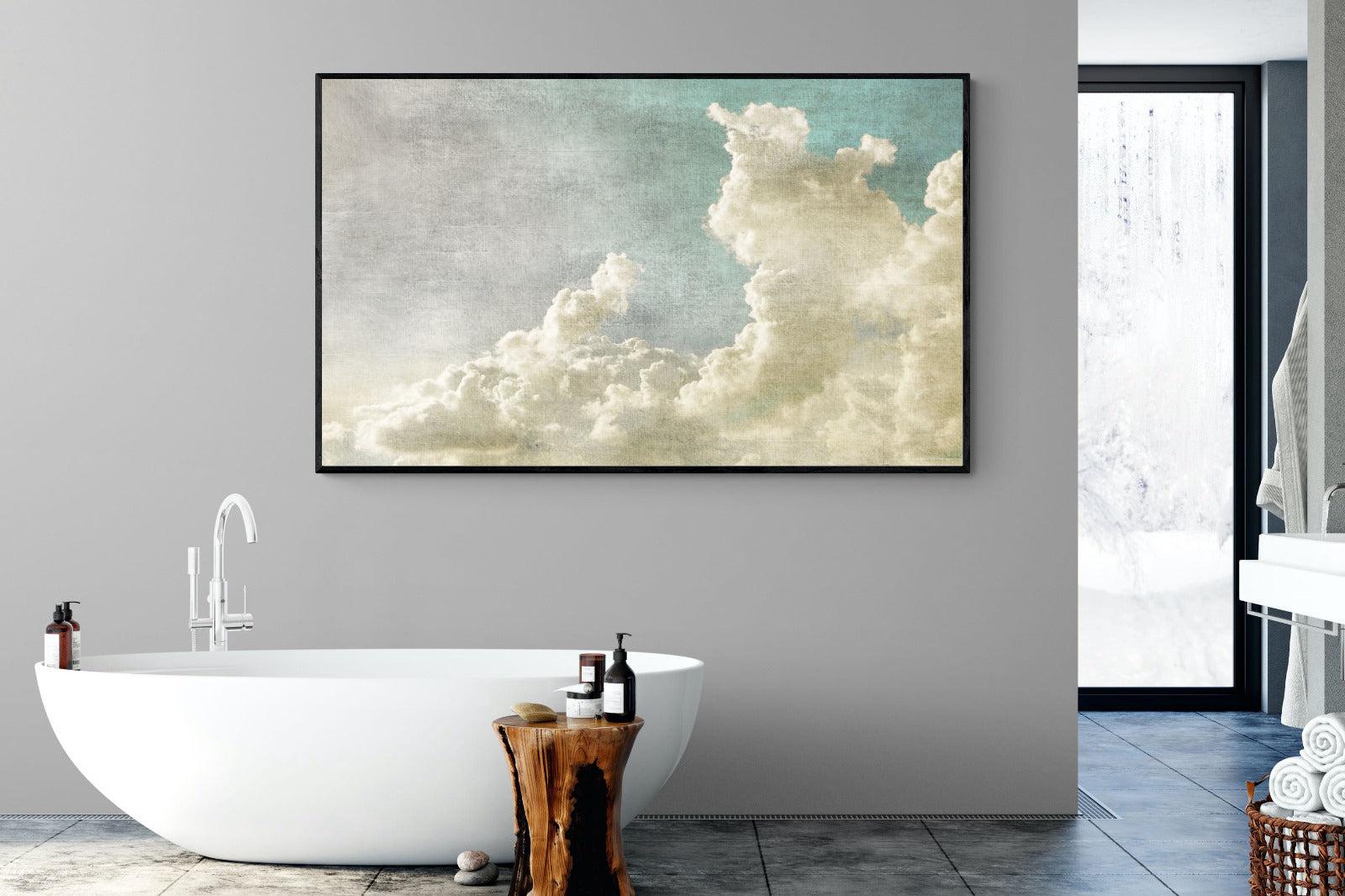 Clearing Clouds-Wall_Art-180 x 110cm-Mounted Canvas-Black-Pixalot