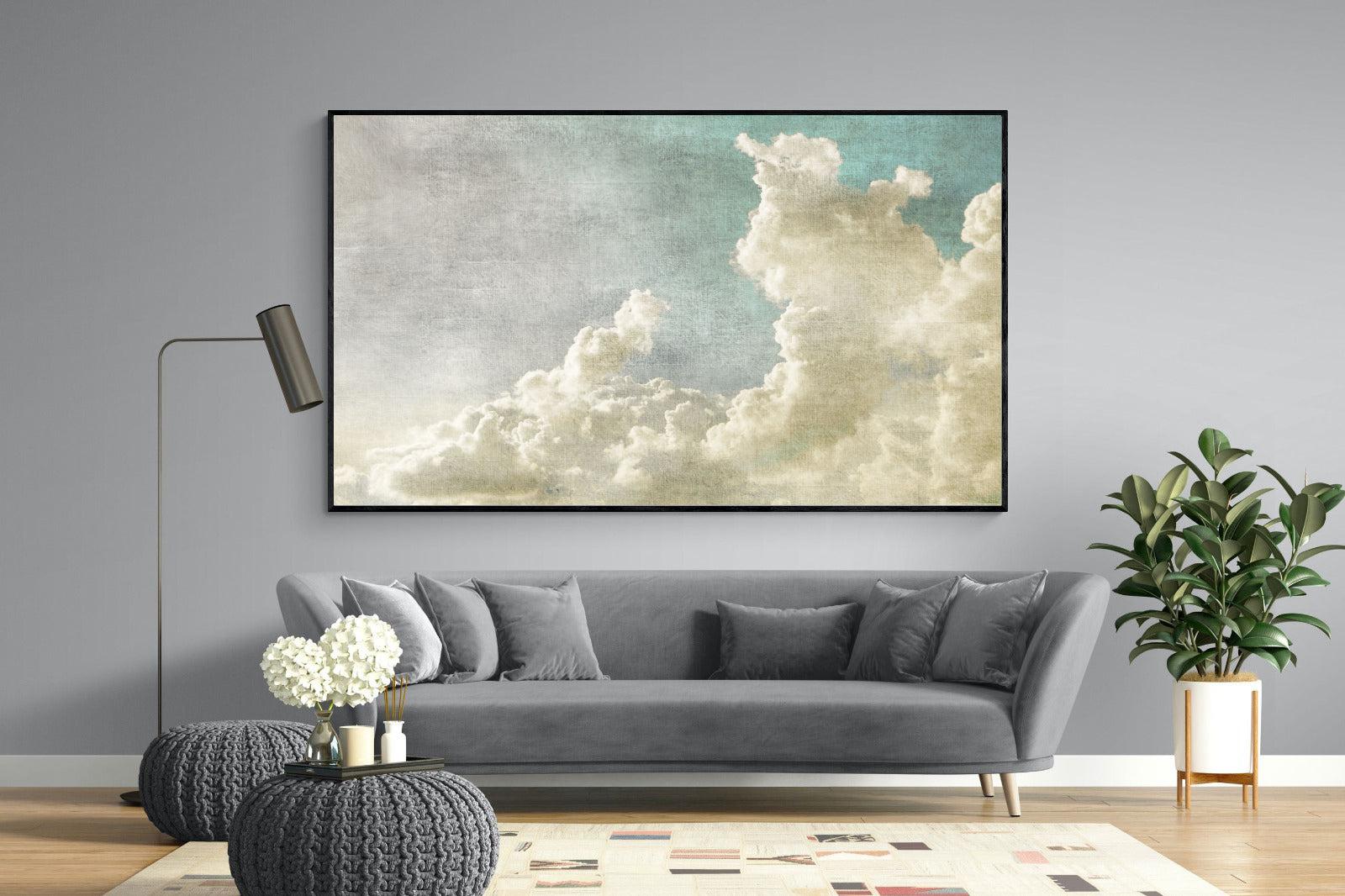 Clearing Clouds-Wall_Art-220 x 130cm-Mounted Canvas-Black-Pixalot