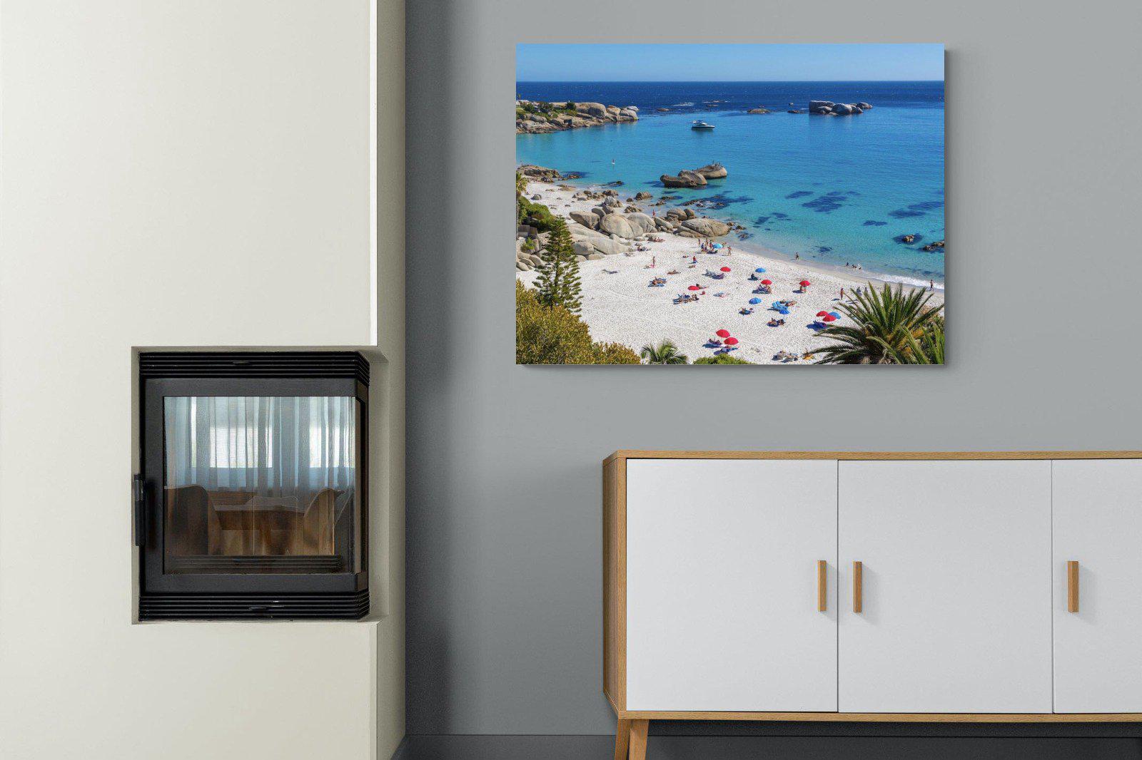 Clifton Beach-Wall_Art-100 x 75cm-Mounted Canvas-No Frame-Pixalot