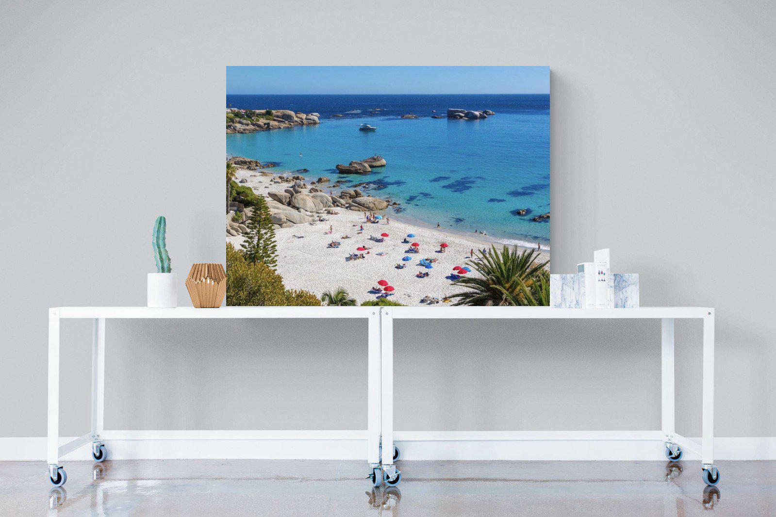 Clifton Beach-Wall_Art-120 x 90cm-Mounted Canvas-No Frame-Pixalot