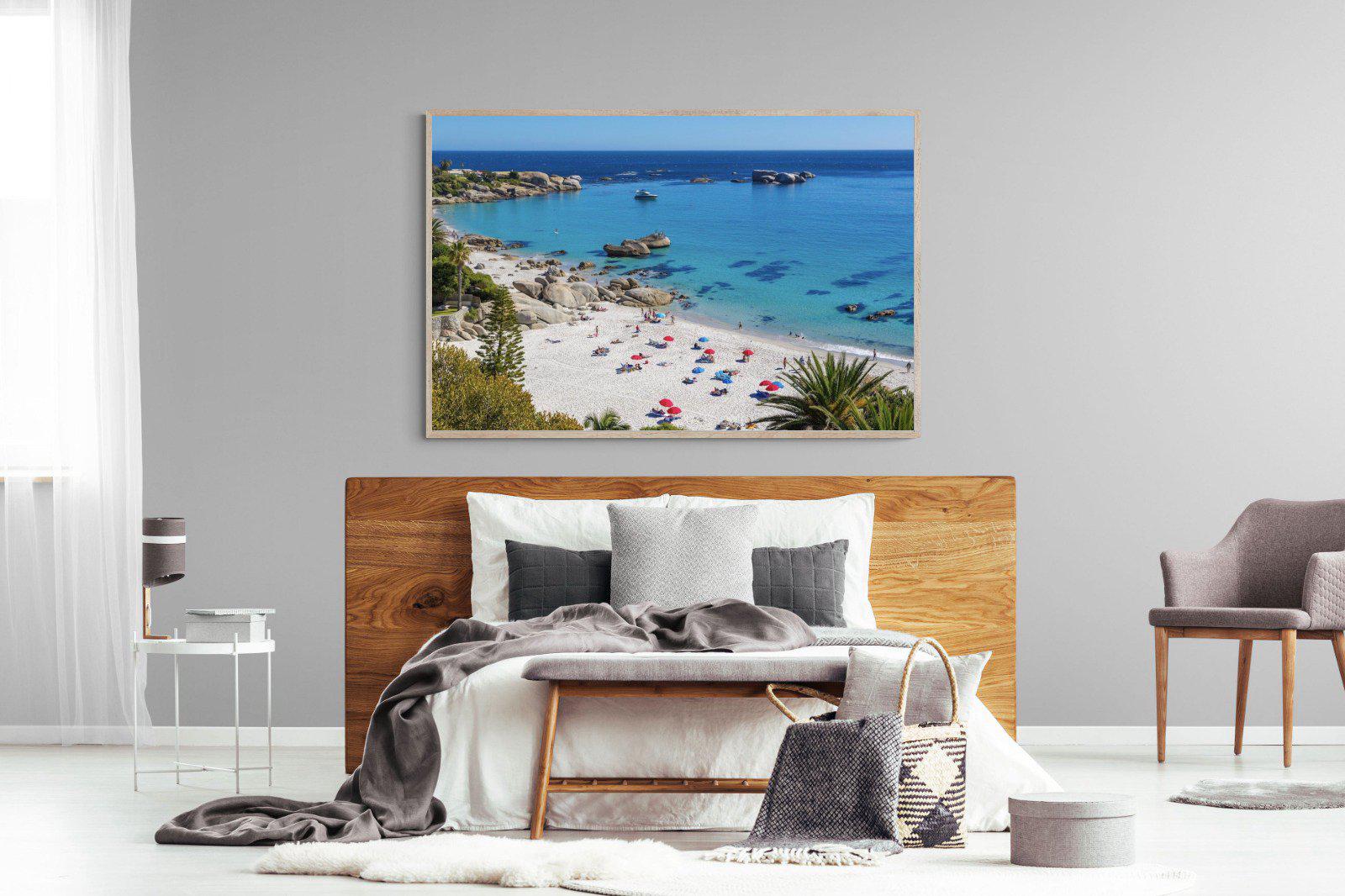 Clifton Beach-Wall_Art-150 x 100cm-Mounted Canvas-Wood-Pixalot