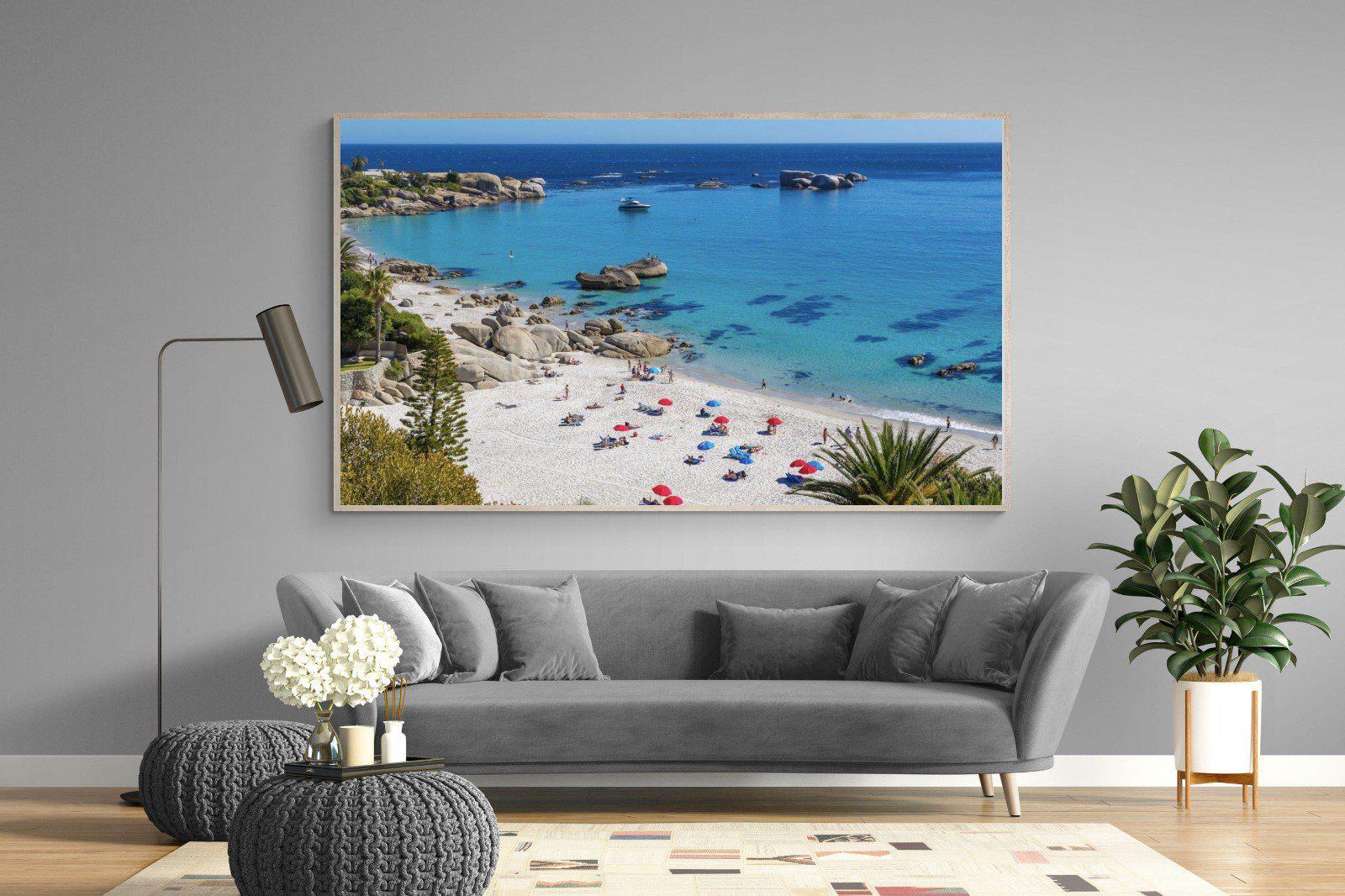 Clifton Beach-Wall_Art-220 x 130cm-Mounted Canvas-Wood-Pixalot