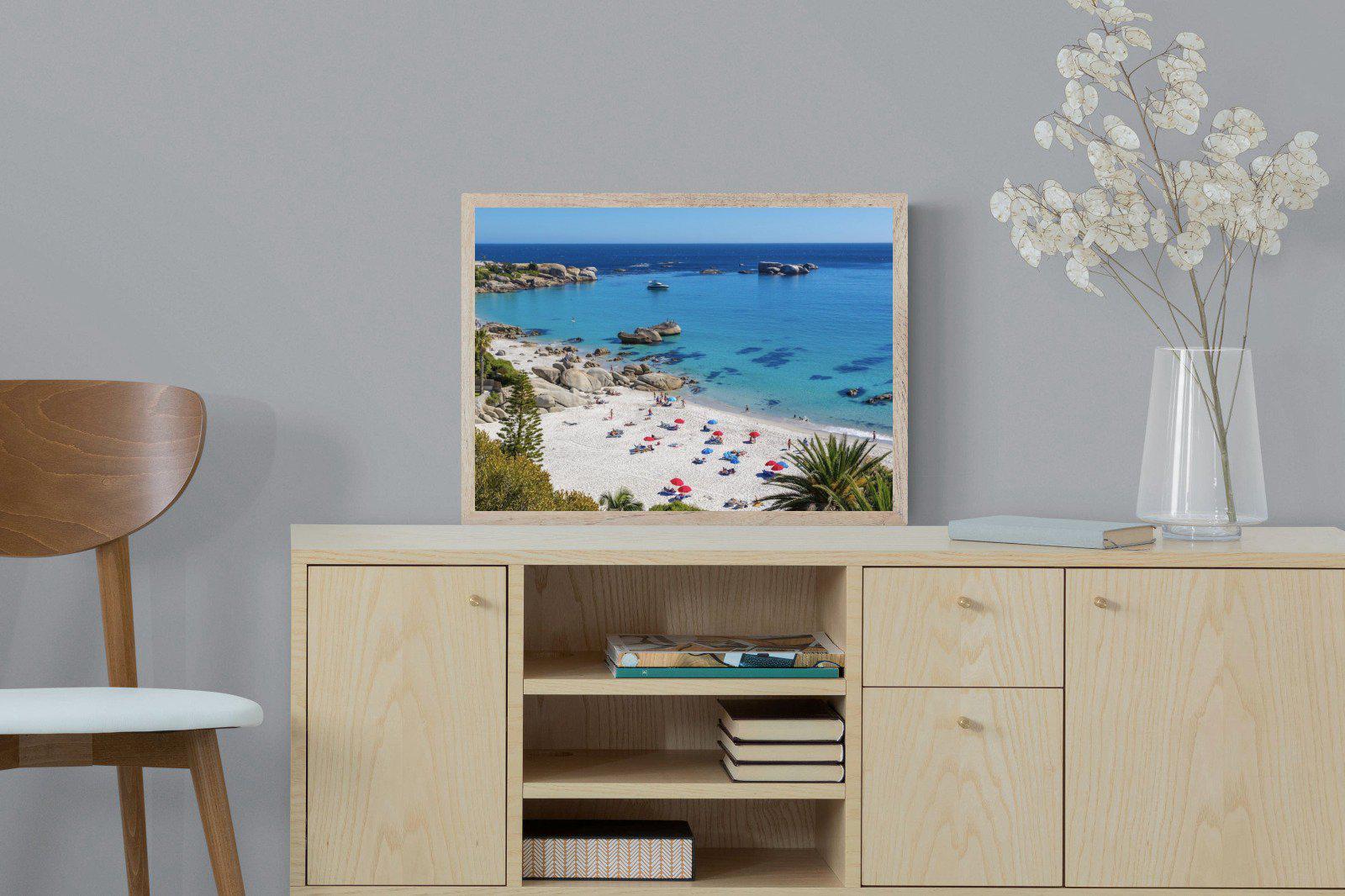 Clifton Beach-Wall_Art-60 x 45cm-Mounted Canvas-Wood-Pixalot