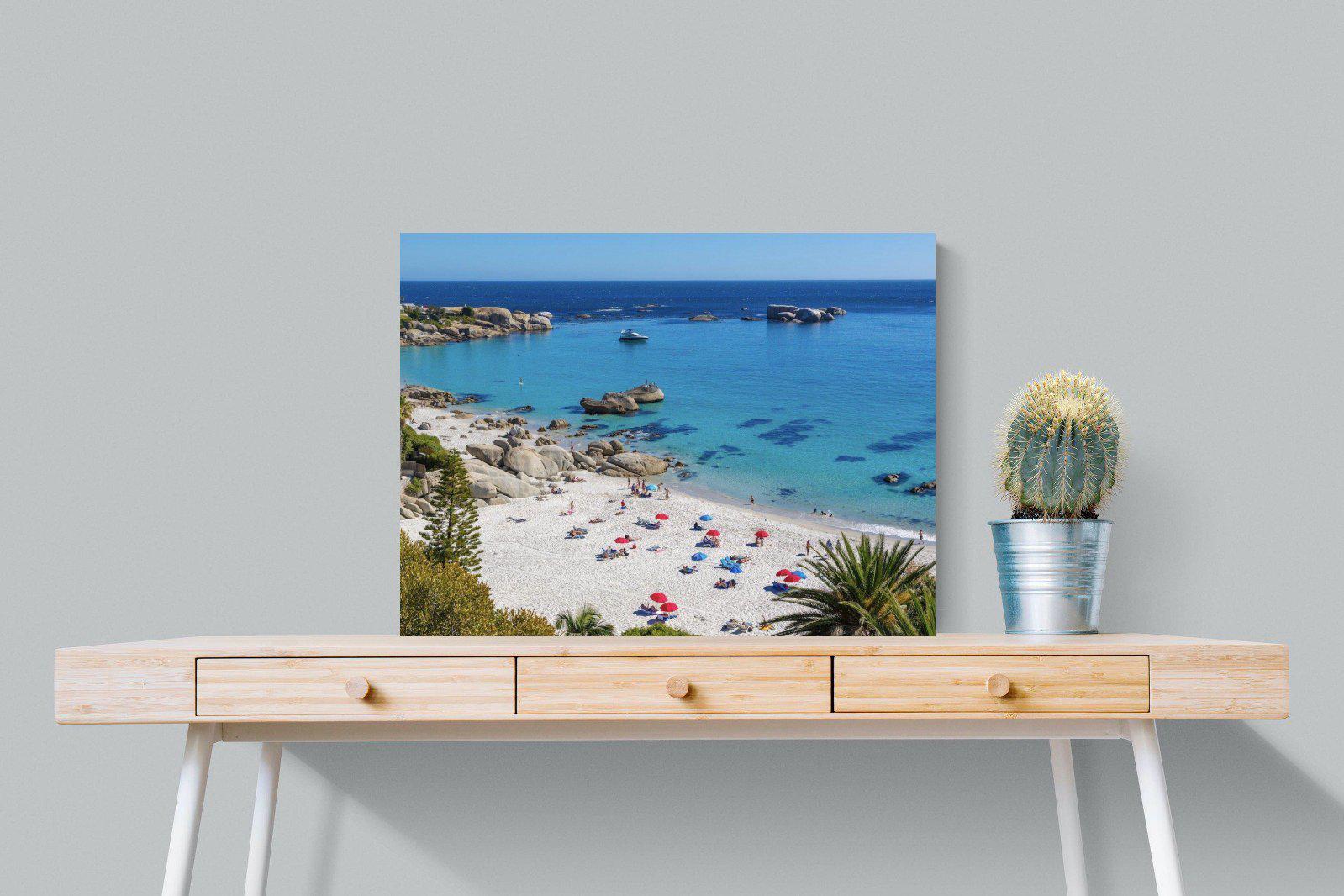 Clifton Beach-Wall_Art-80 x 60cm-Mounted Canvas-No Frame-Pixalot
