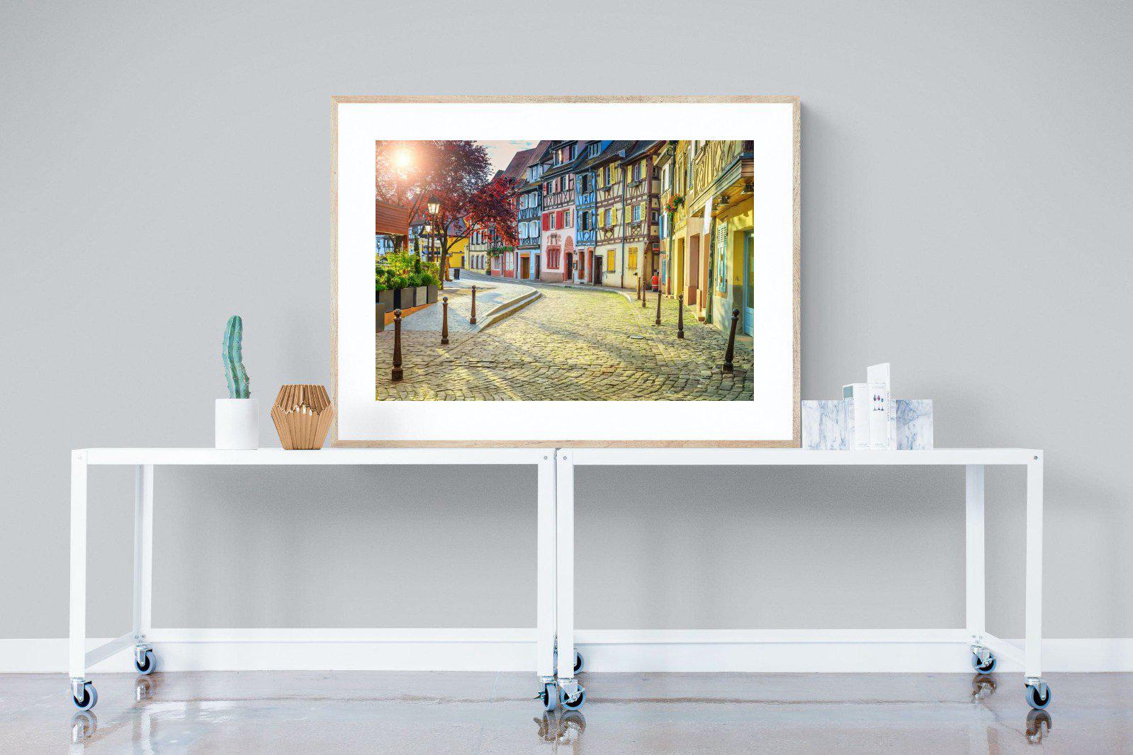 Cobbles-Wall_Art-120 x 90cm-Framed Print-Wood-Pixalot