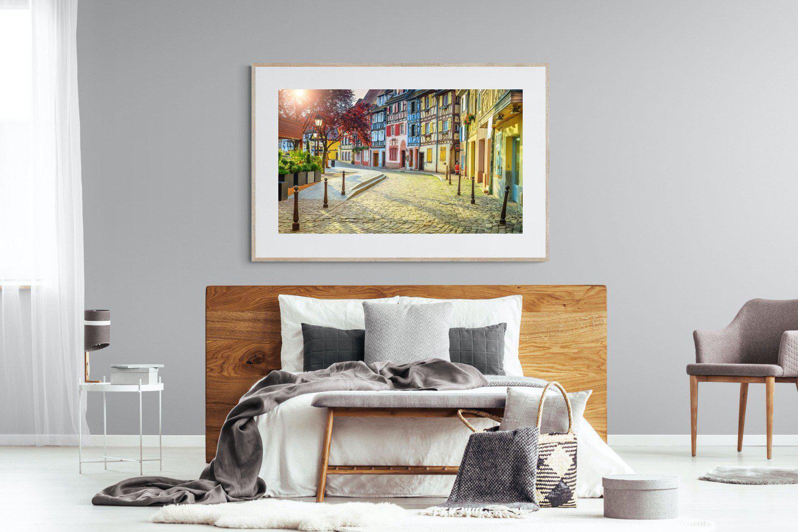 Cobbles-Wall_Art-150 x 100cm-Framed Print-Wood-Pixalot