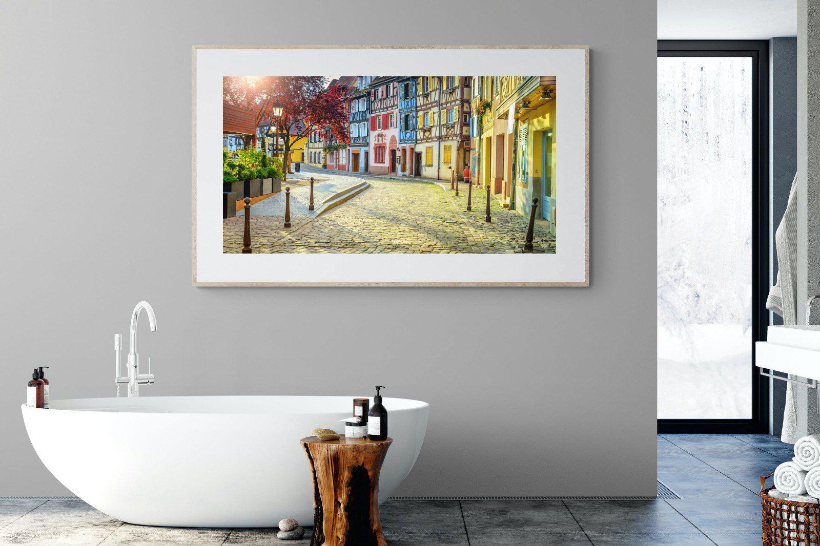 Cobbles-Wall_Art-180 x 110cm-Framed Print-Wood-Pixalot