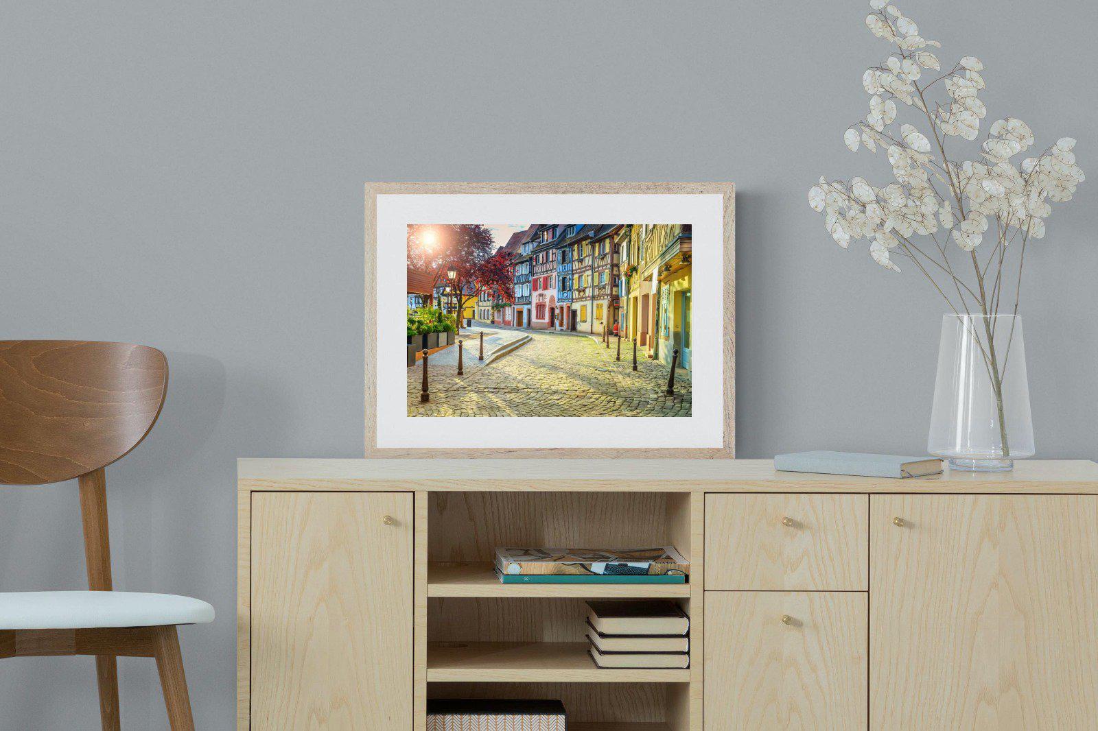 Cobbles-Wall_Art-60 x 45cm-Framed Print-Wood-Pixalot