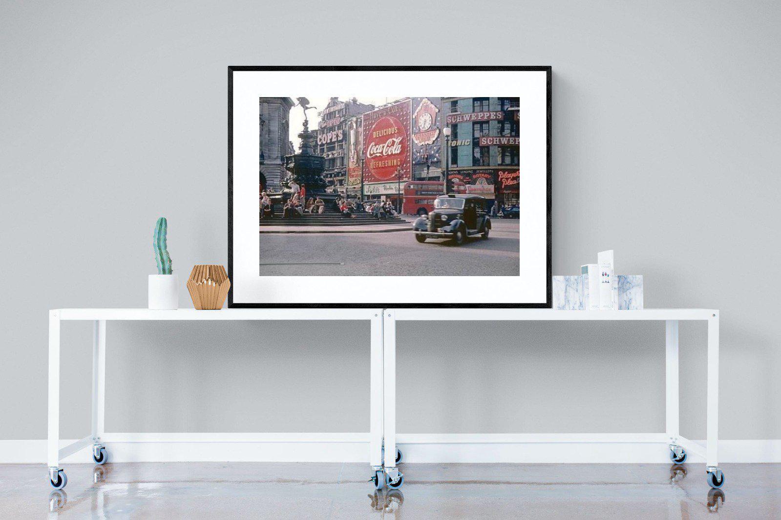 Coca-Cola-Wall_Art-120 x 90cm-Framed Print-Black-Pixalot