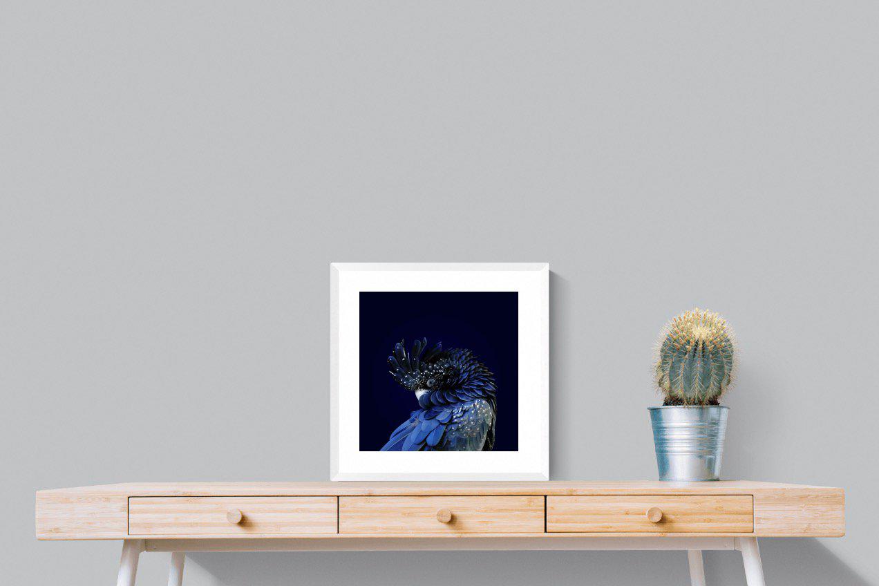 Cockatoo-Wall_Art-50 x 50cm-Framed Print-White-Pixalot