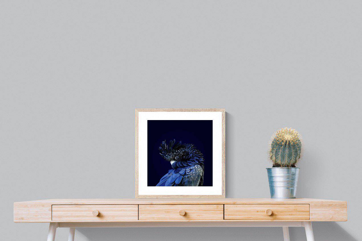 Cockatoo-Wall_Art-50 x 50cm-Framed Print-Wood-Pixalot