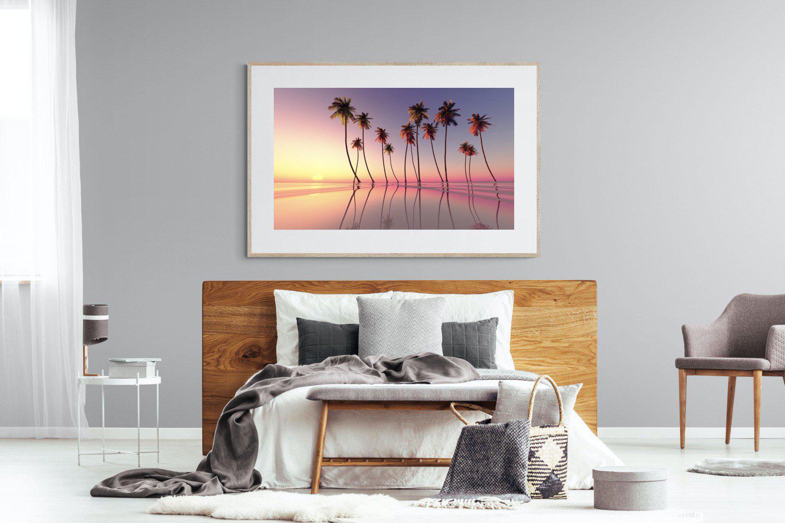Coconut Palms-Wall_Art-150 x 100cm-Framed Print-Wood-Pixalot