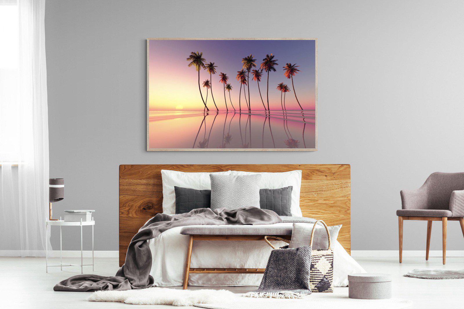 Coconut Palms-Wall_Art-150 x 100cm-Mounted Canvas-Wood-Pixalot