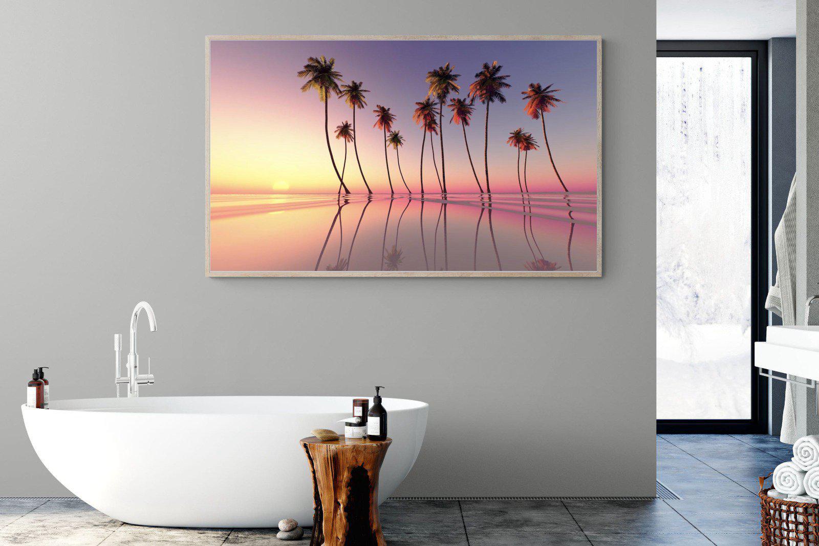 Coconut Palms-Wall_Art-180 x 110cm-Mounted Canvas-Wood-Pixalot