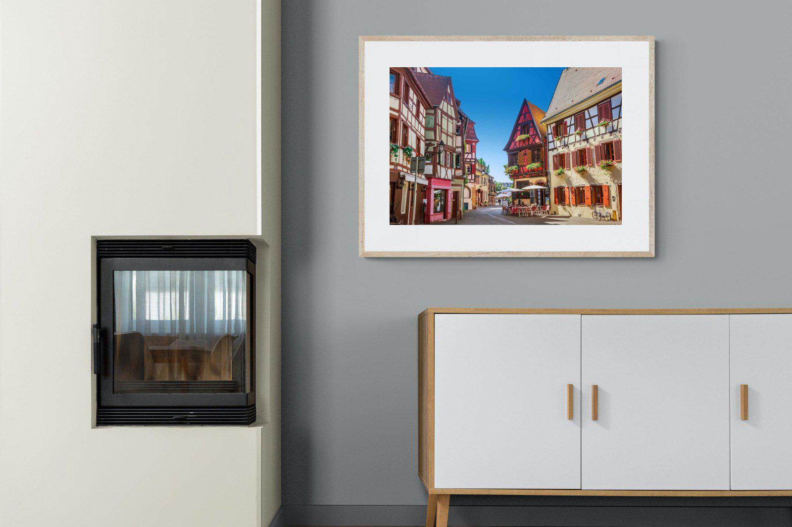 Colmar-Wall_Art-100 x 75cm-Framed Print-Wood-Pixalot