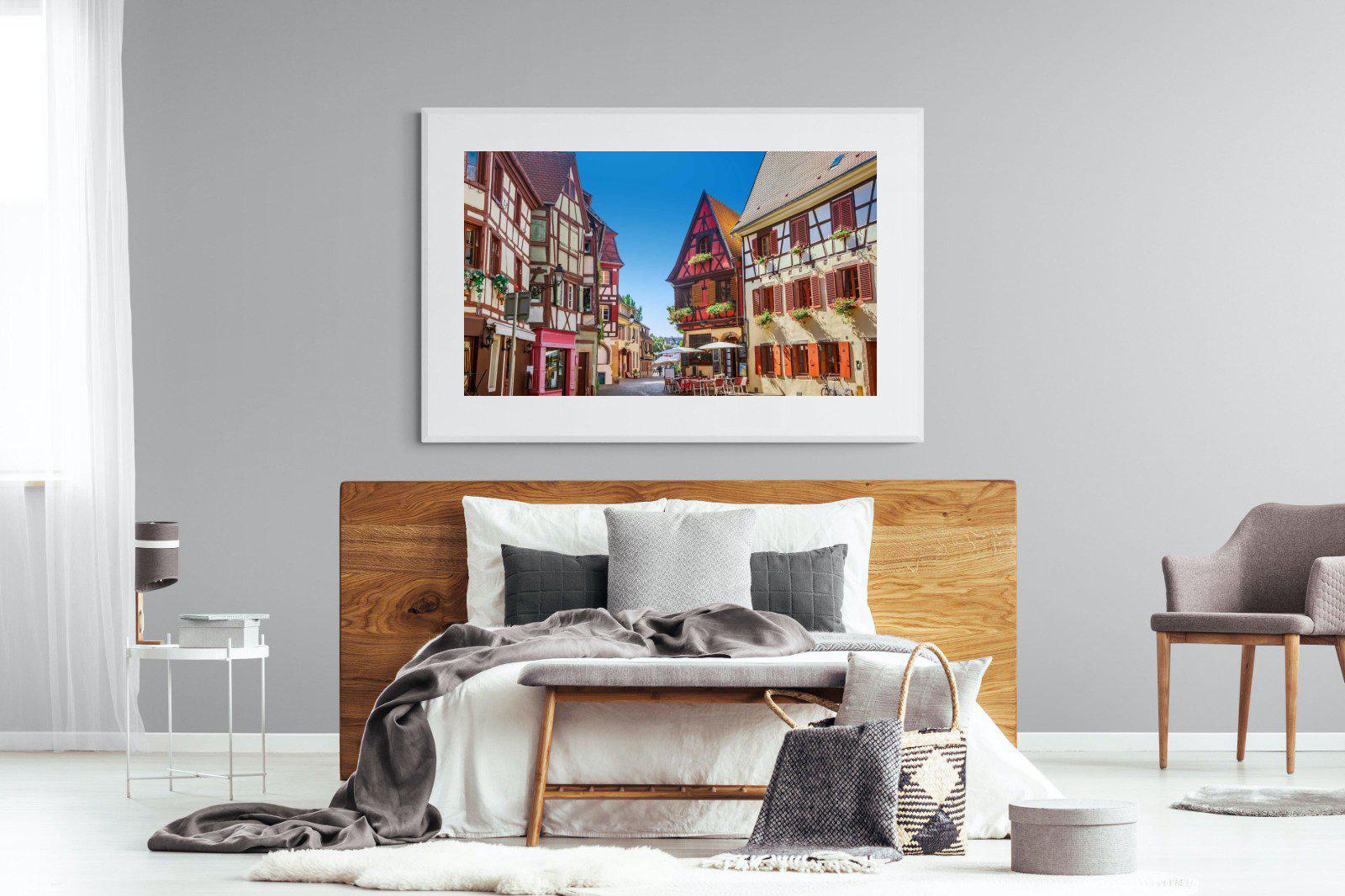 Colmar-Wall_Art-150 x 100cm-Framed Print-White-Pixalot