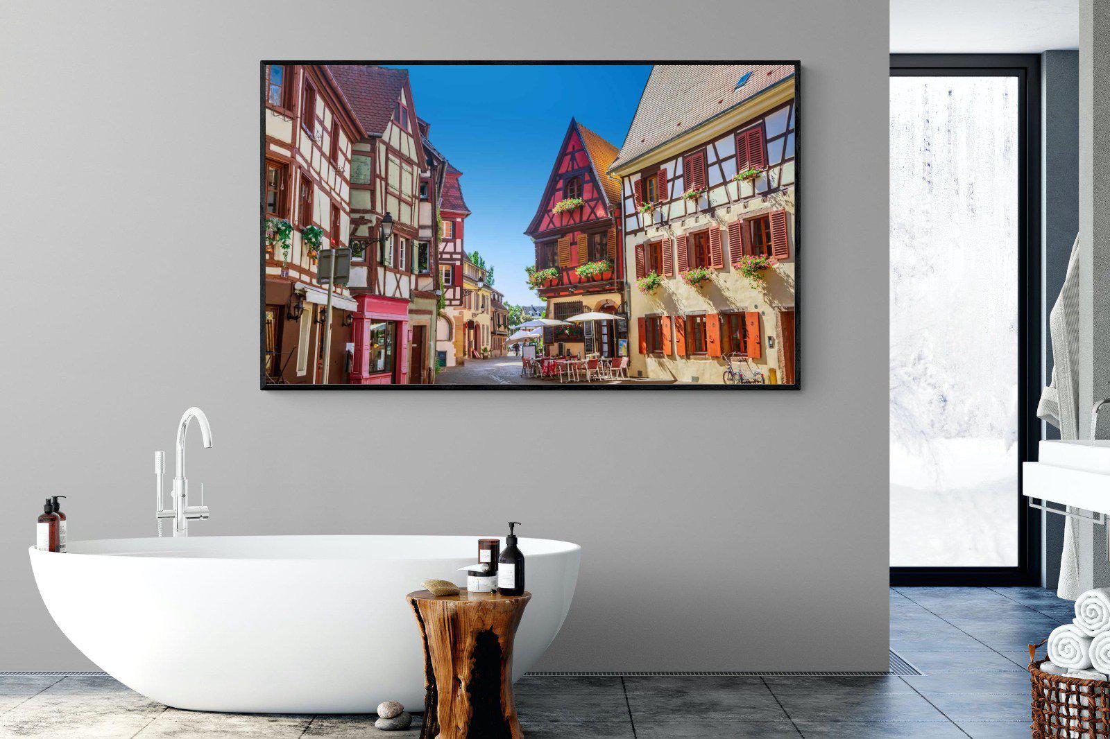 Colmar-Wall_Art-180 x 110cm-Mounted Canvas-Black-Pixalot