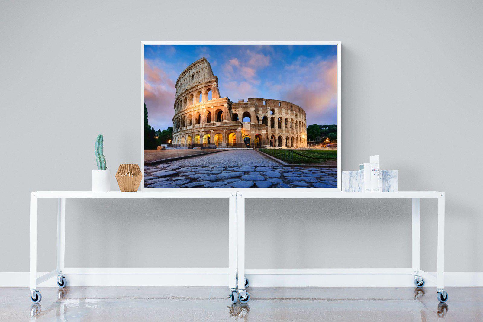 Colosseum-Wall_Art-120 x 90cm-Mounted Canvas-White-Pixalot