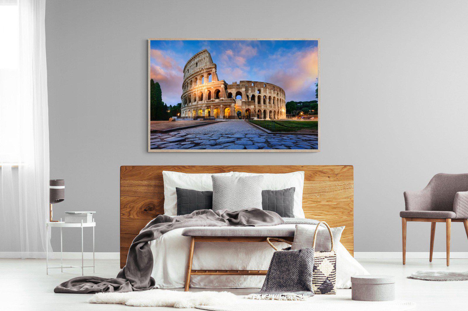 Colosseum-Wall_Art-150 x 100cm-Mounted Canvas-Wood-Pixalot