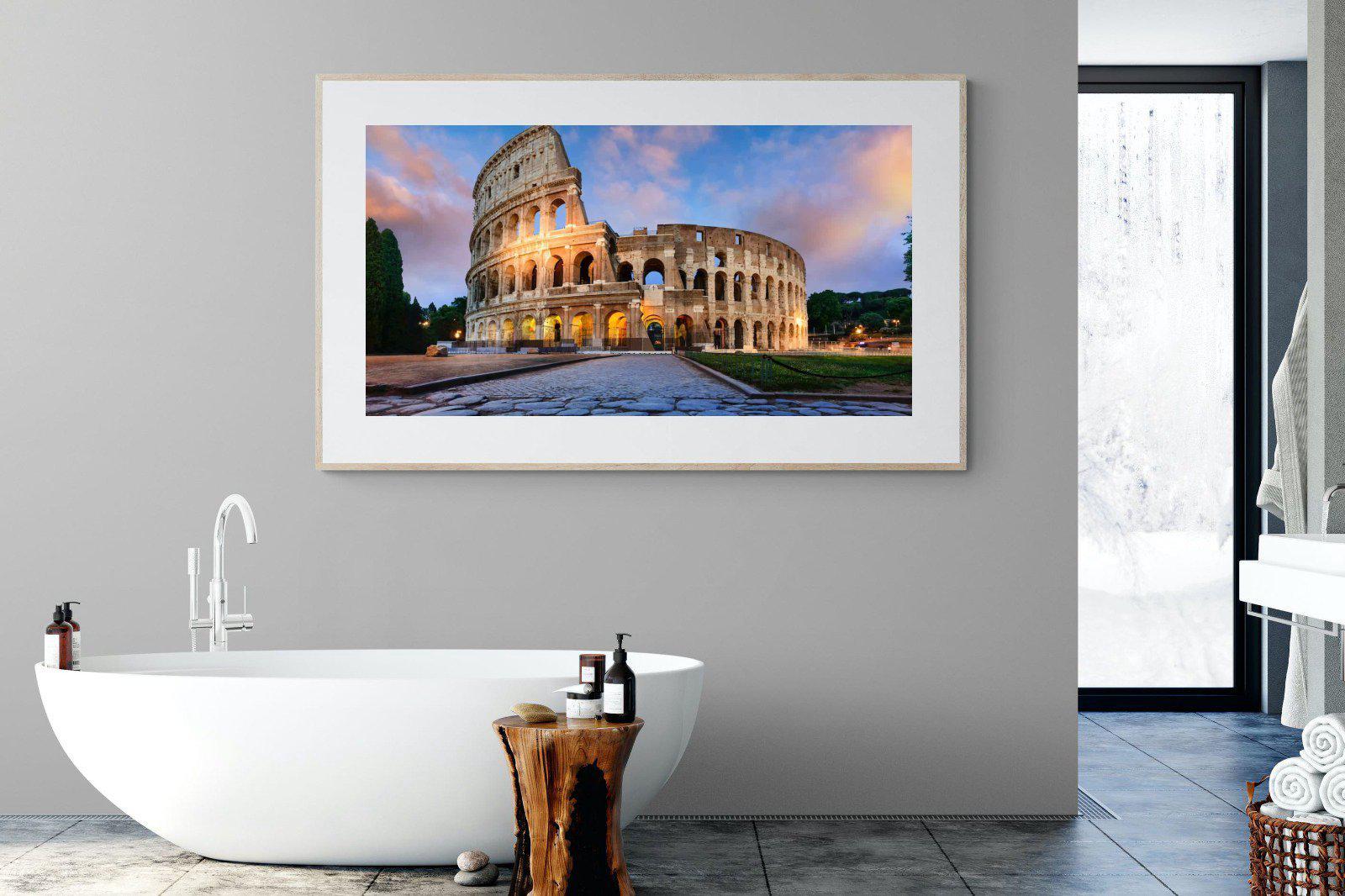 Colosseum-Wall_Art-180 x 110cm-Framed Print-Wood-Pixalot