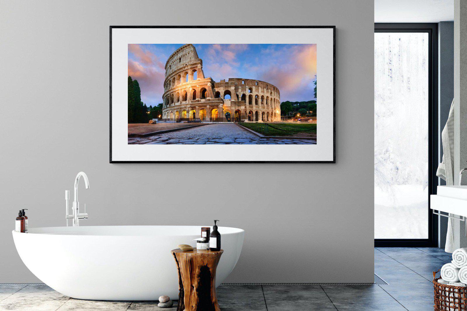 Colosseum-Wall_Art-180 x 110cm-Framed Print-Black-Pixalot