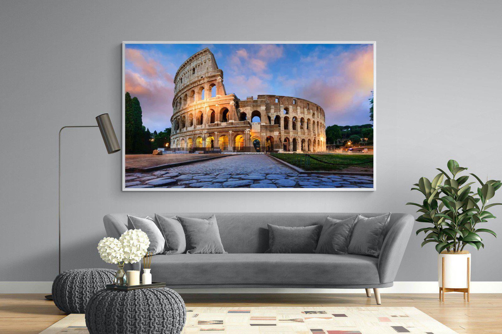 Colosseum-Wall_Art-220 x 130cm-Mounted Canvas-White-Pixalot