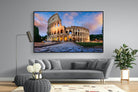 Colosseum-Wall_Art-220 x 130cm-Mounted Canvas-Black-Pixalot