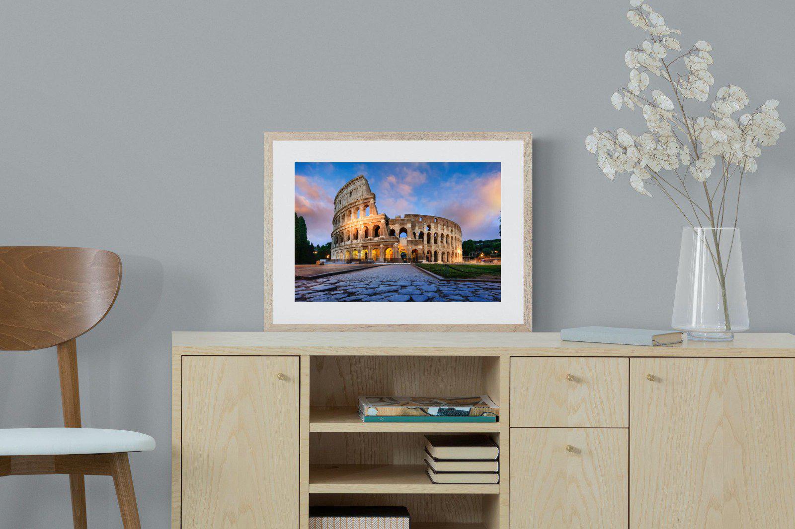Colosseum-Wall_Art-60 x 45cm-Framed Print-Wood-Pixalot