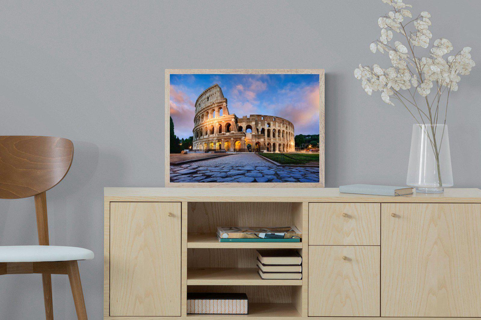 Colosseum-Wall_Art-60 x 45cm-Mounted Canvas-Wood-Pixalot