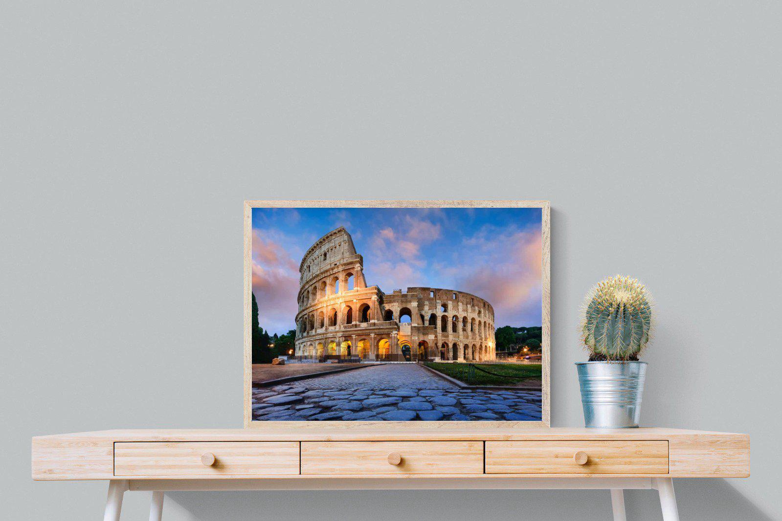 Colosseum-Wall_Art-80 x 60cm-Mounted Canvas-Wood-Pixalot