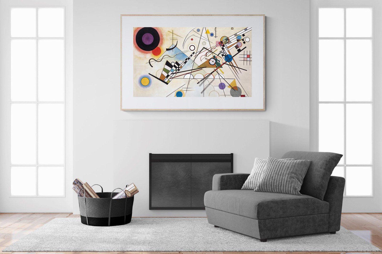 Composition VIII-Wall_Art-150 x 100cm-Framed Print-Wood-Pixalot